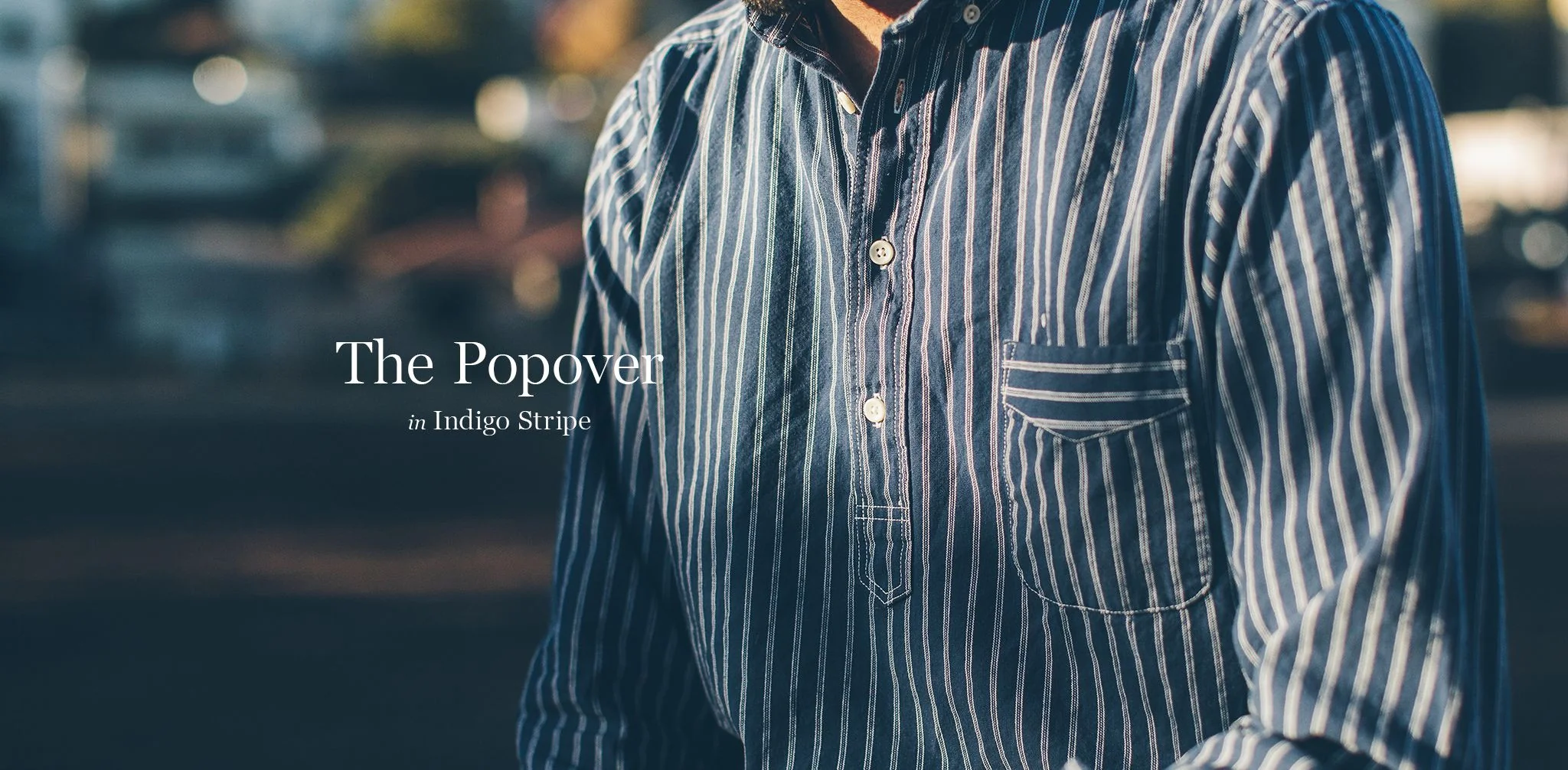 The Popover in Indigo Stripe - Image 8
