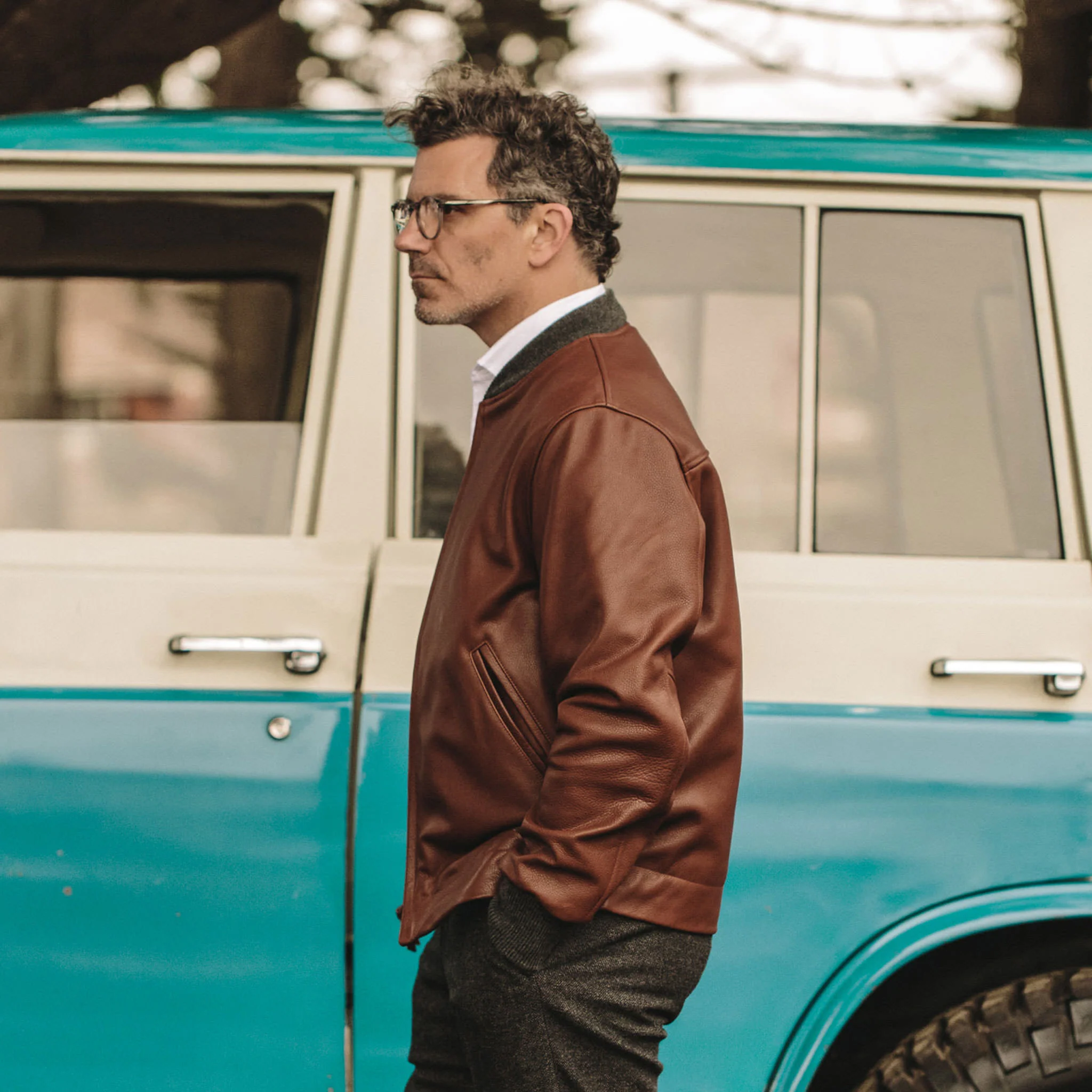 The Presidio Jacket in Cognac - Image 2