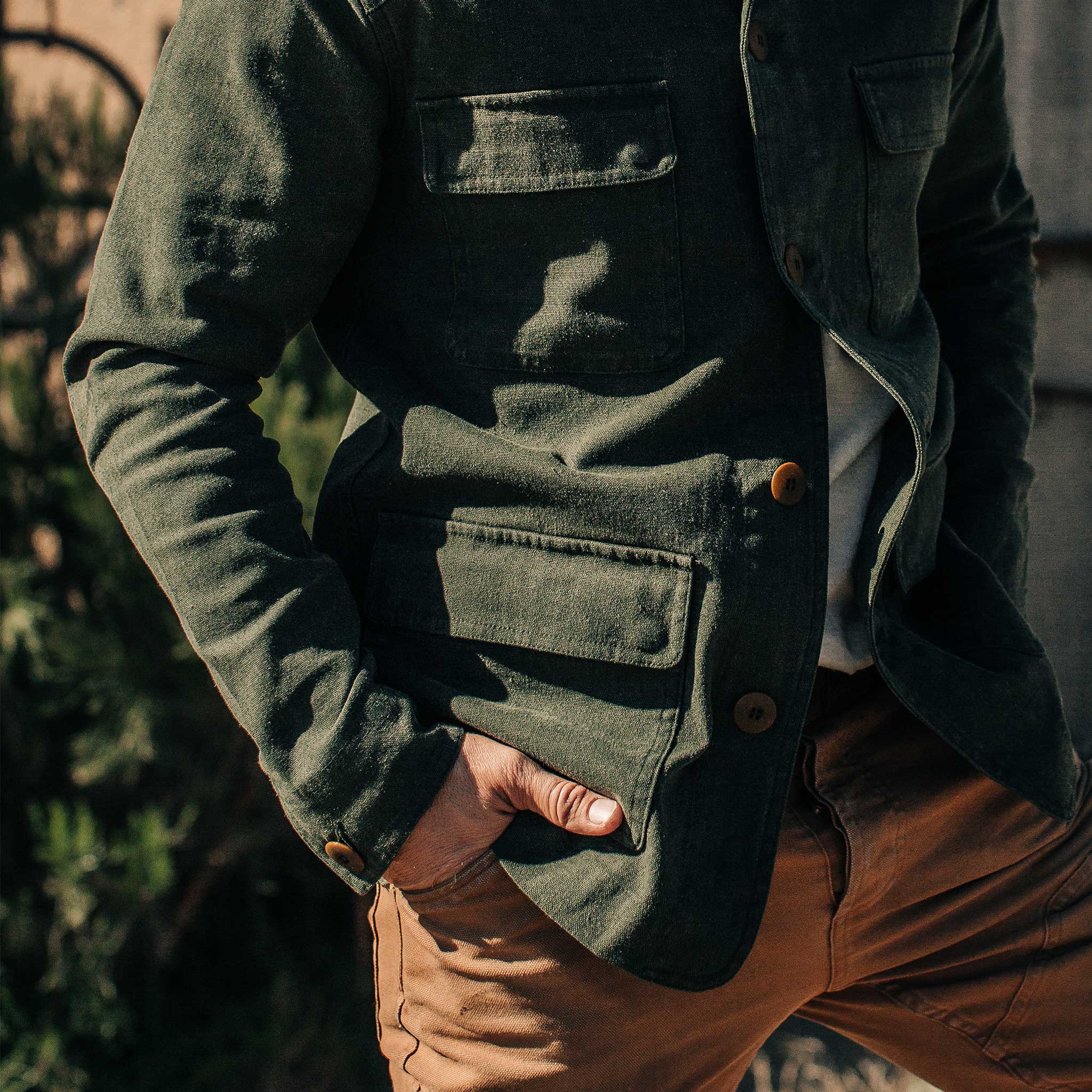 The Project Jacket in Olive Boss Duck - Image 3