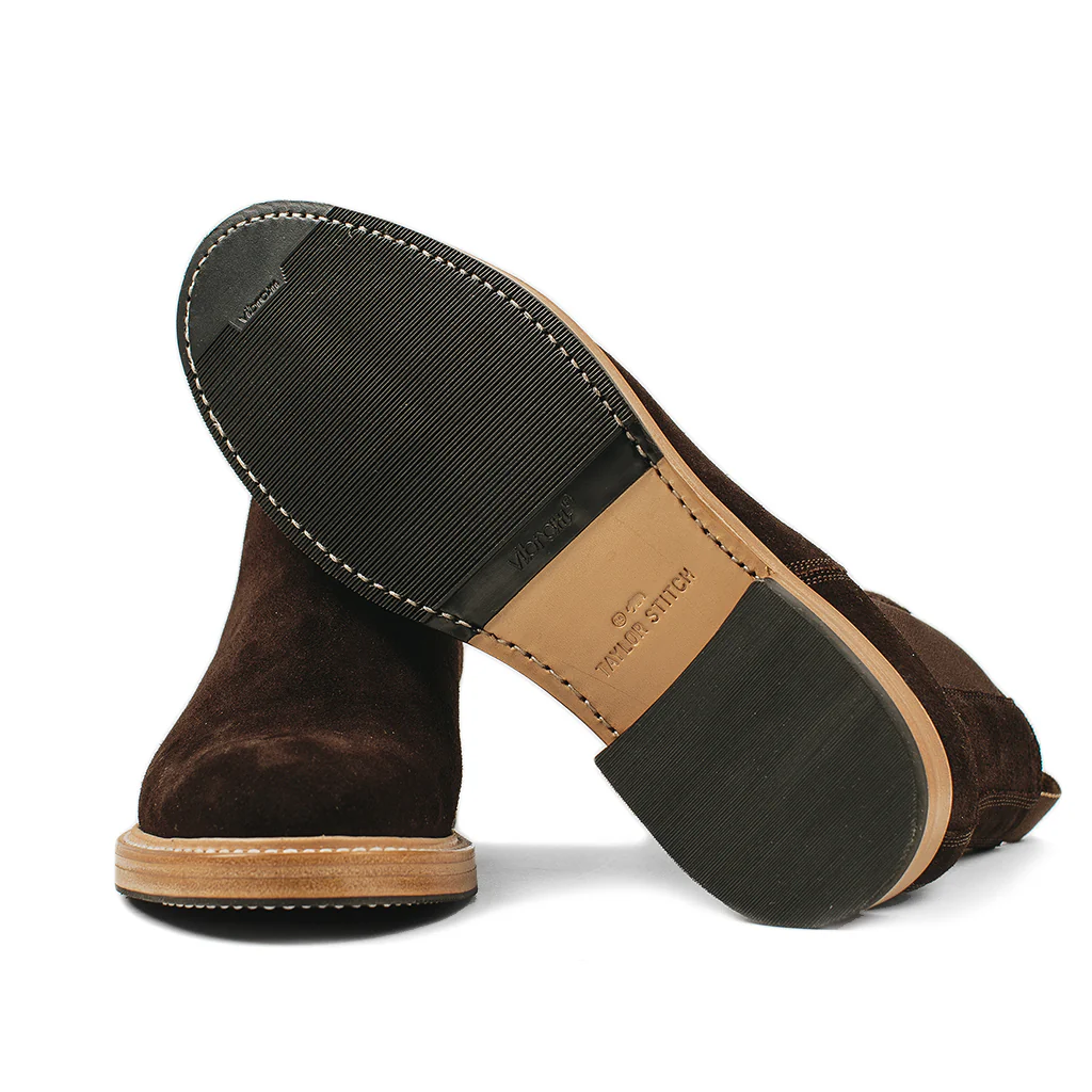 The Ranch Boot in Weatherproof Chocolate Suede - Image 10