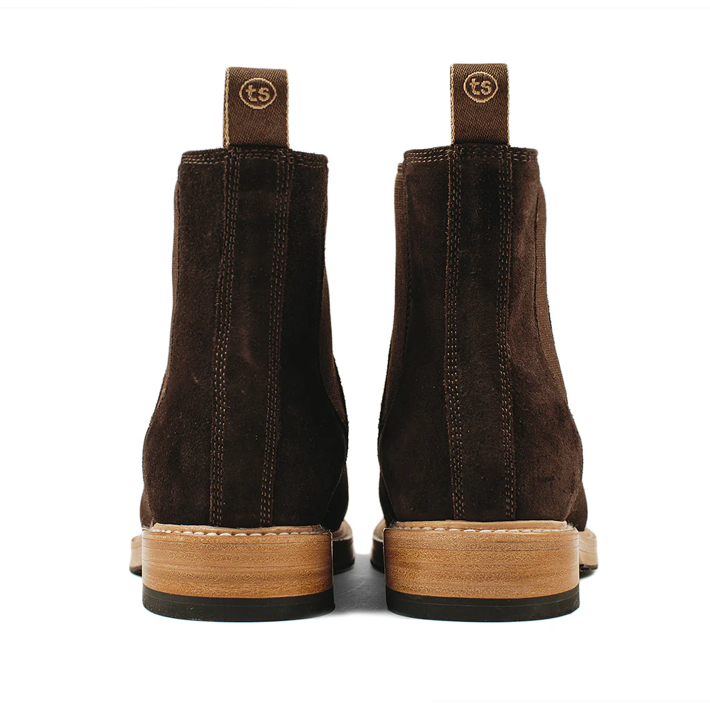 The Ranch Boot in Weatherproof Chocolate Suede - Image 11