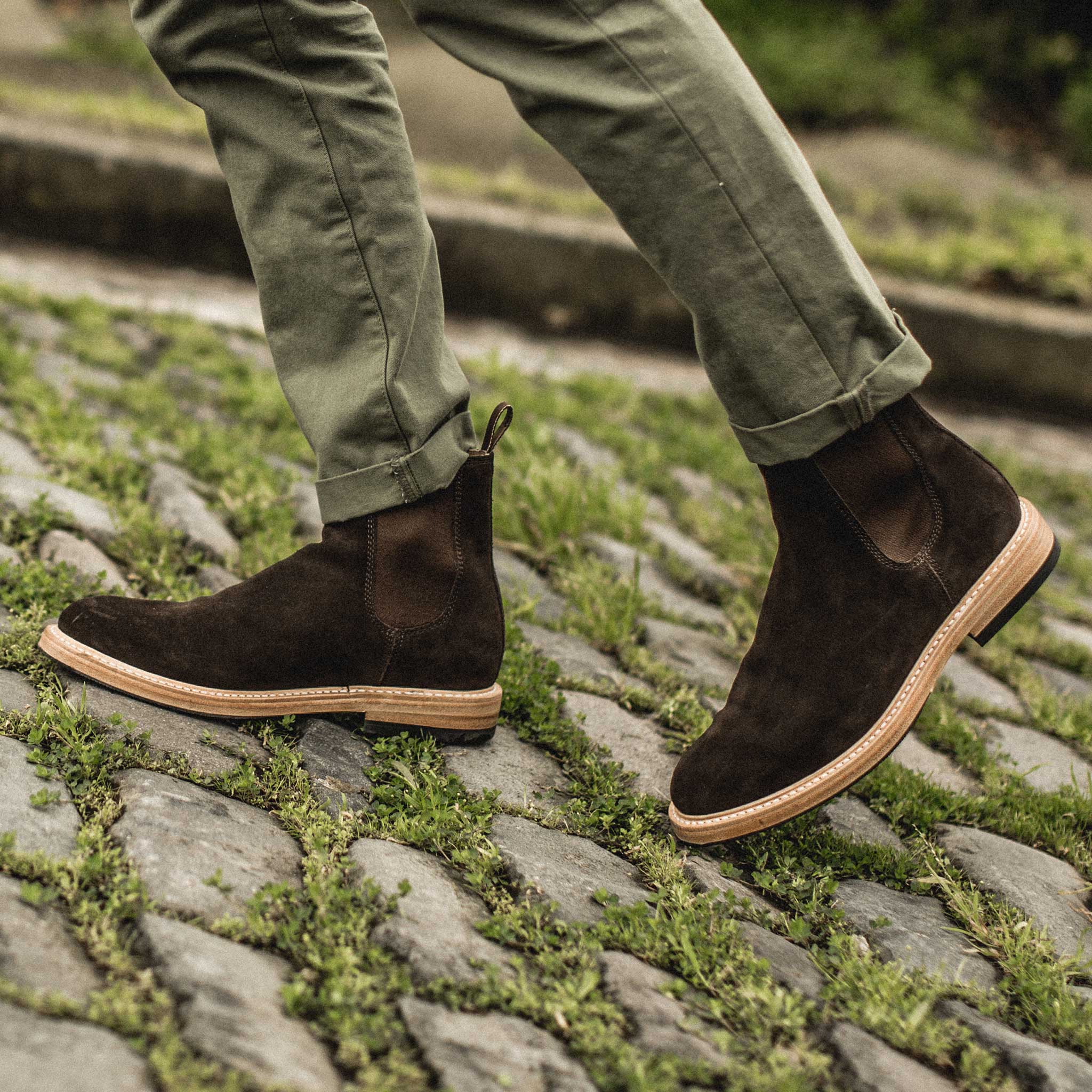 The Ranch Boot in Weatherproof Chocolate Suede - Image 8