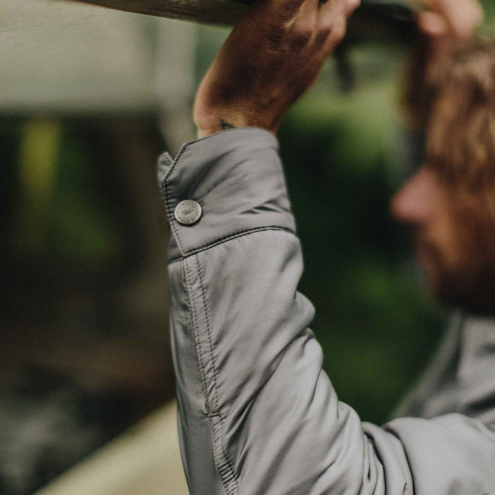 The Bushland Shirt Jacket in Ash Ripstop - Image 5