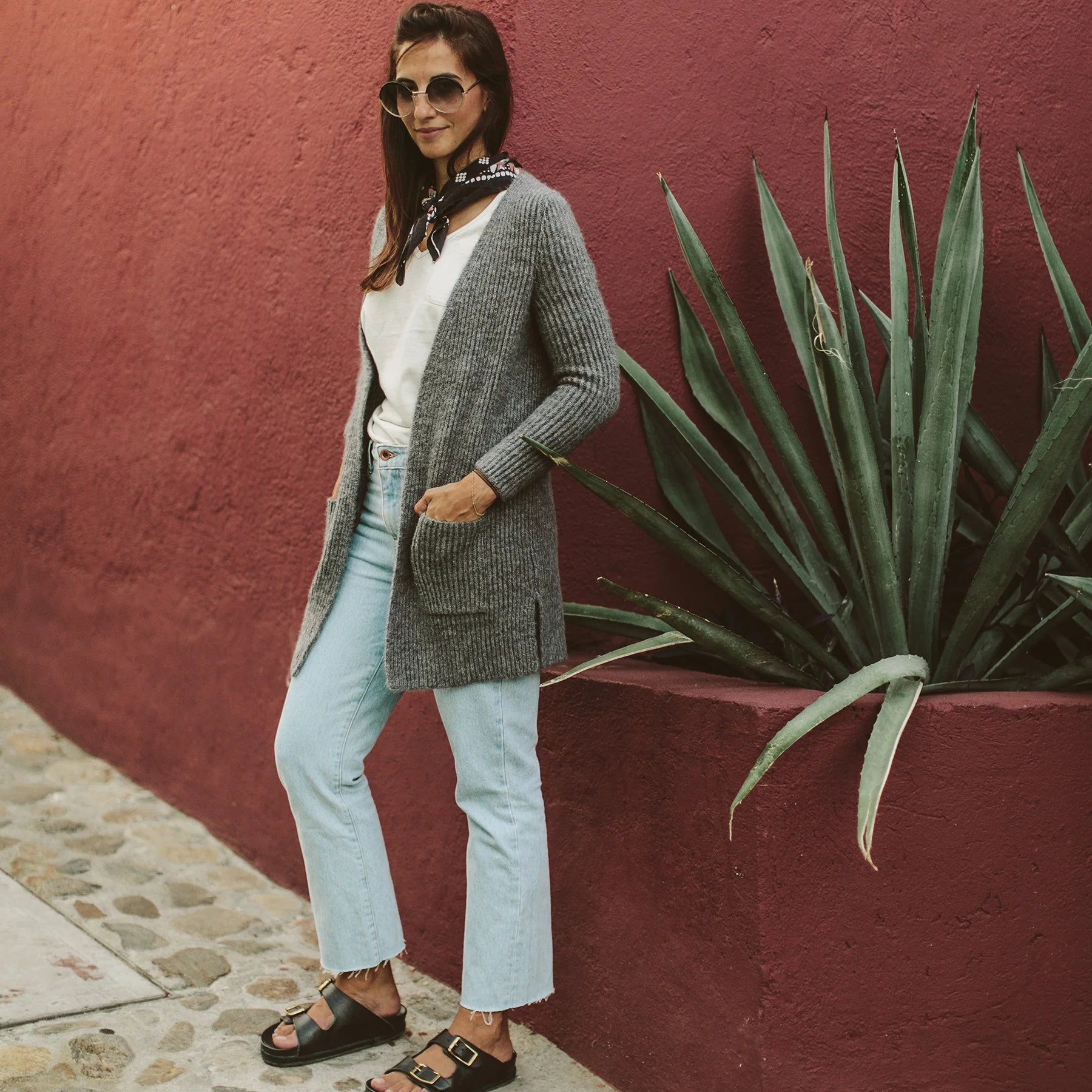 The Rosie Jean in Washed Cone Mills Denim - Image 4