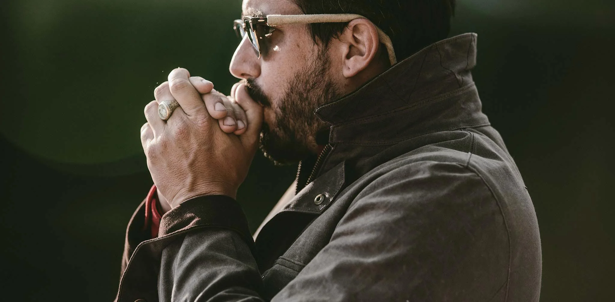 The Rover Jacket in Chocolate Beeswaxed Canvas - Image 10