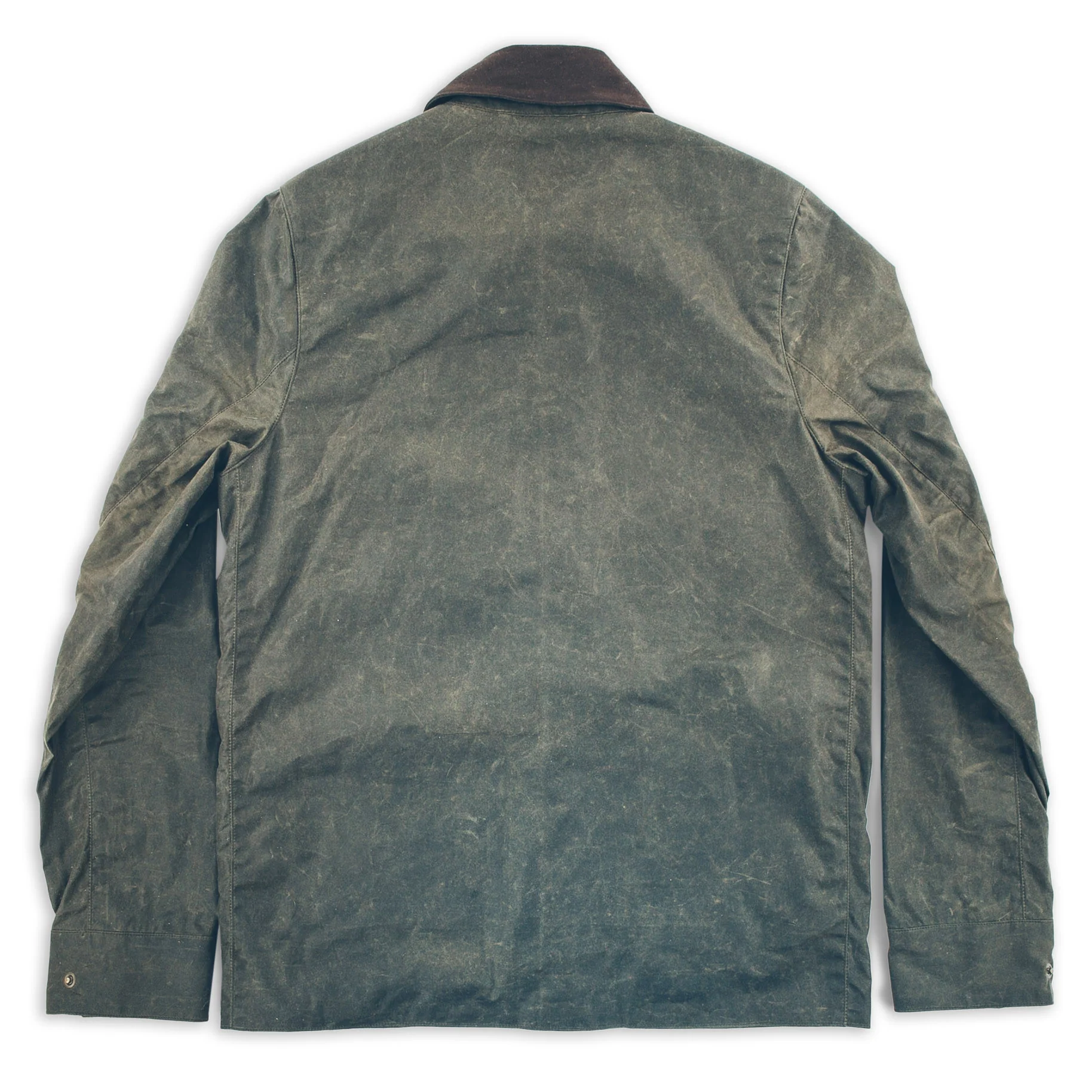 The Rover Jacket in Dark Olive Beeswaxed Canvas - Image 7
