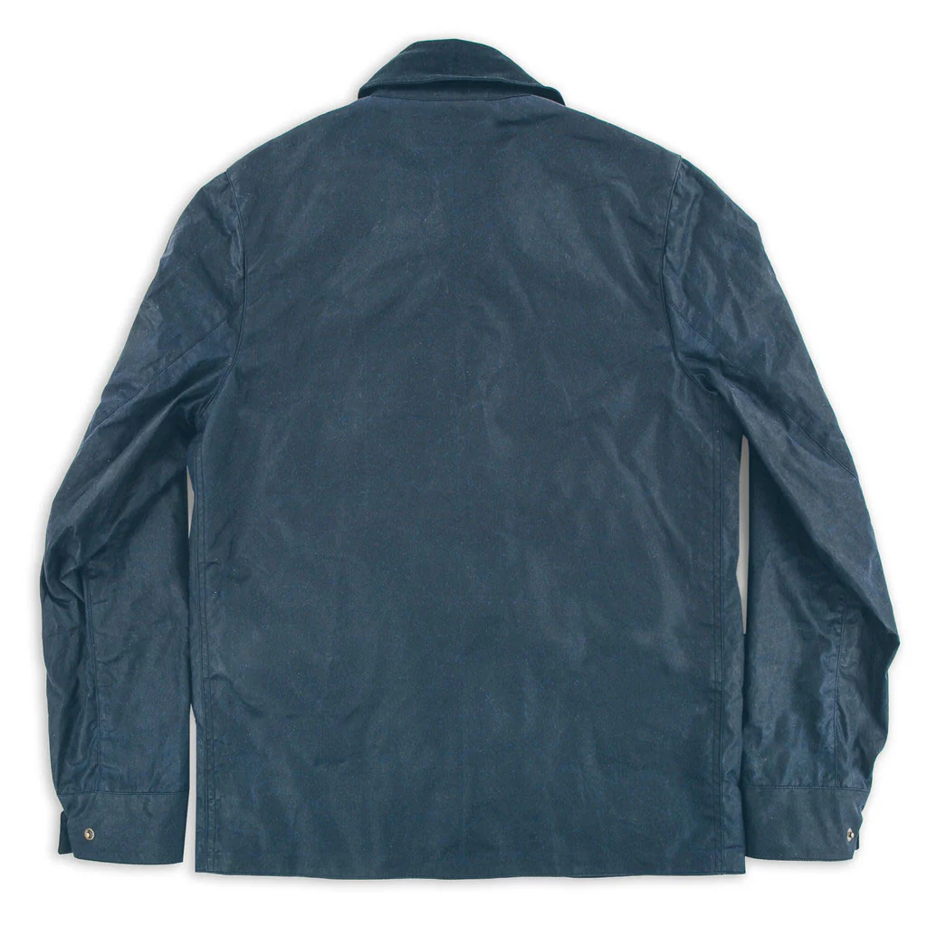 The Rover Jacket in Navy Waxed Cotton - Image 8