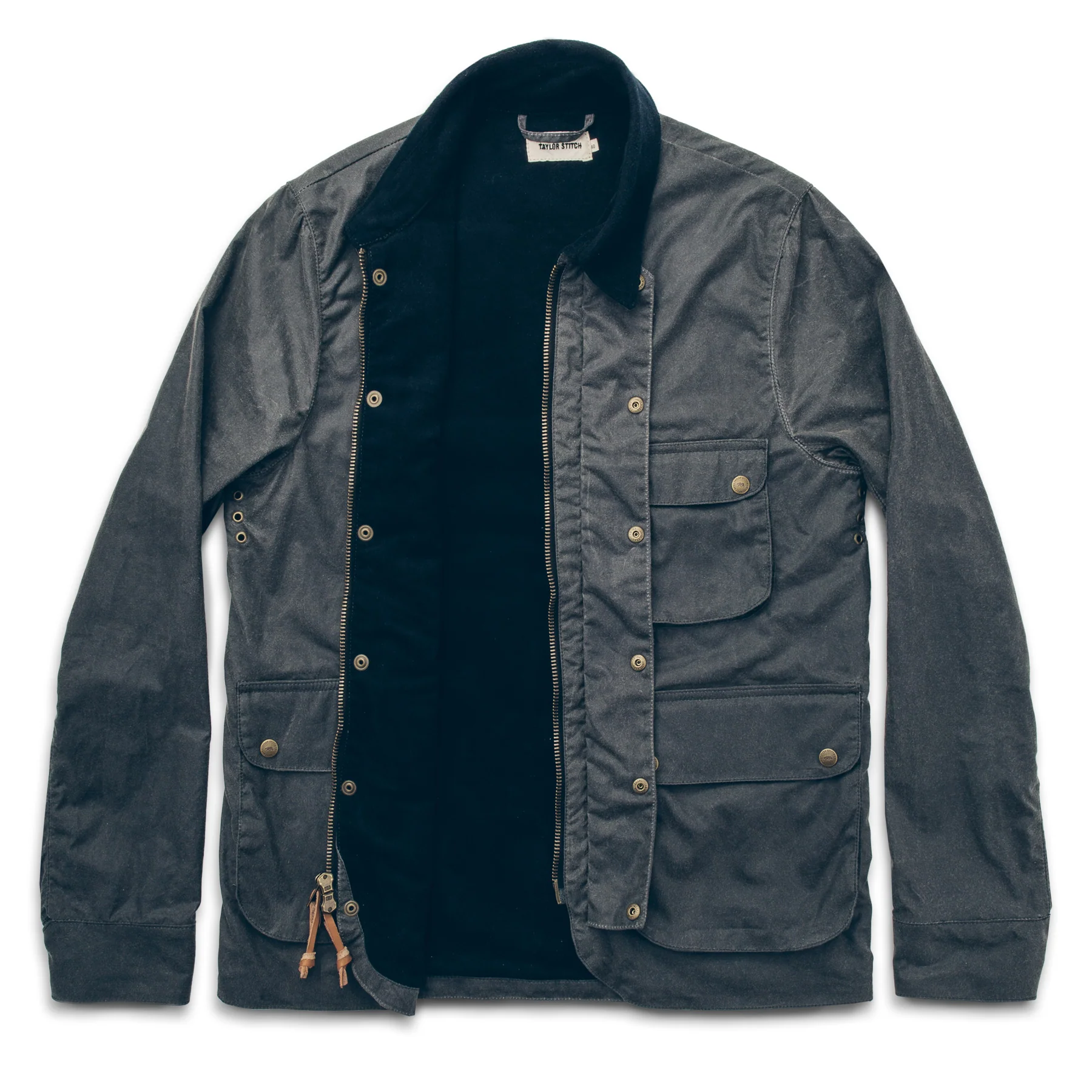The Rover Jacket in Slate Beeswaxed Canvas - Image 8