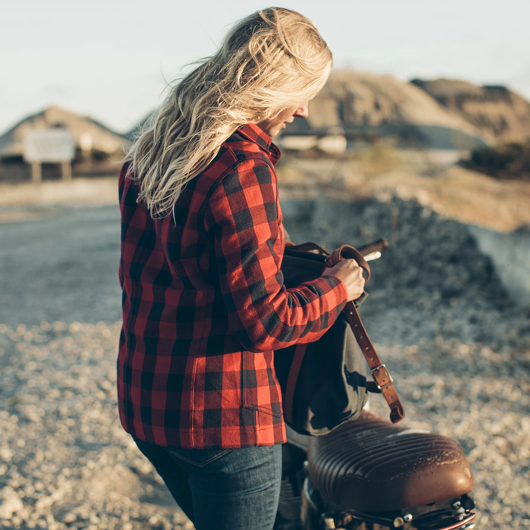 The Ryder Jacket in Red Buffalo Plaid - Image 3