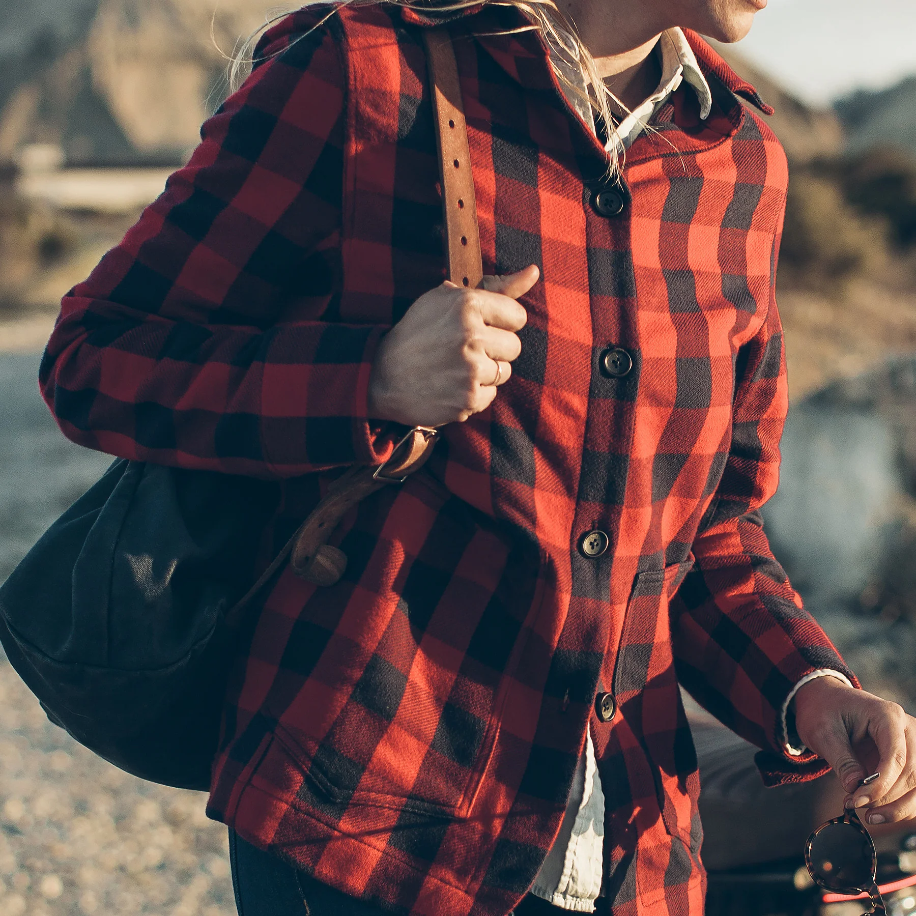 The Ryder Jacket in Red Buffalo Plaid - Image 4