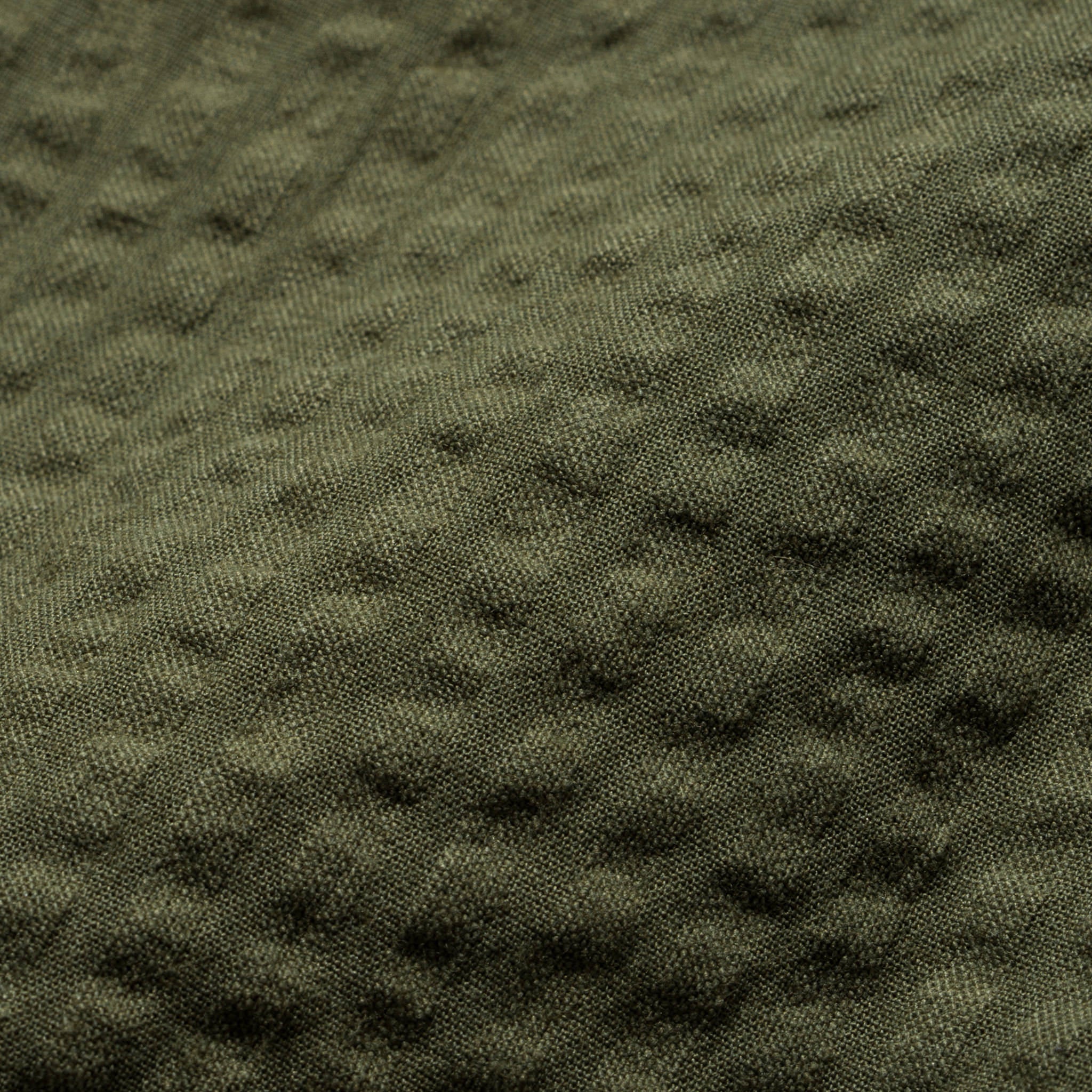 The Short Sleeve California in Army Seersucker - Image 7