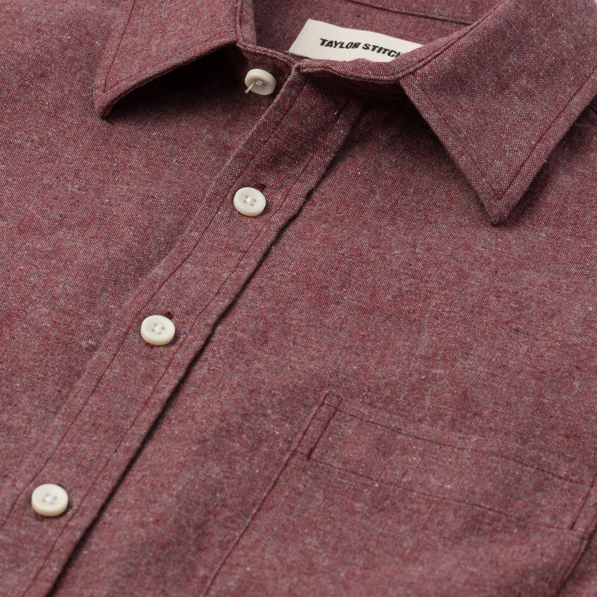 The Short Sleeve California in Burgundy Hemp - Image 6