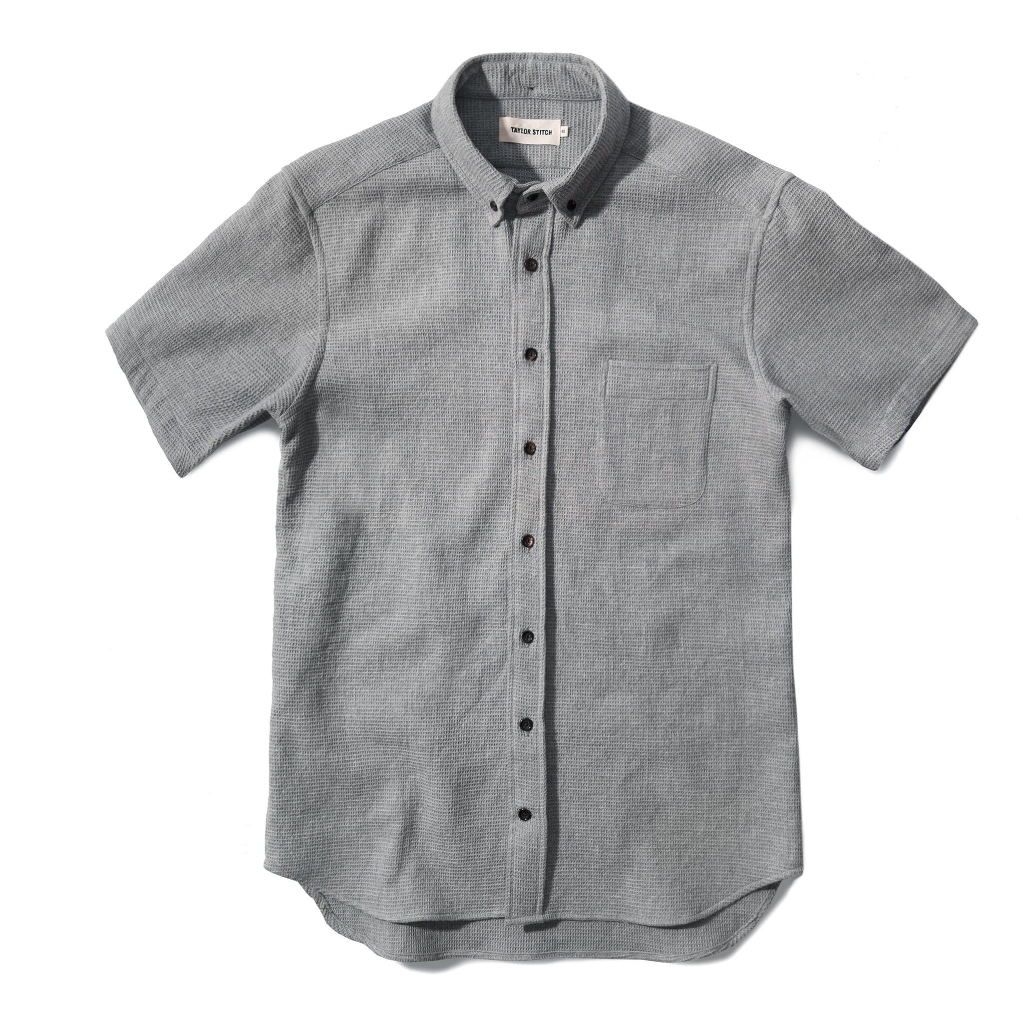 The Short Sleeve Jack in Ash Waffle