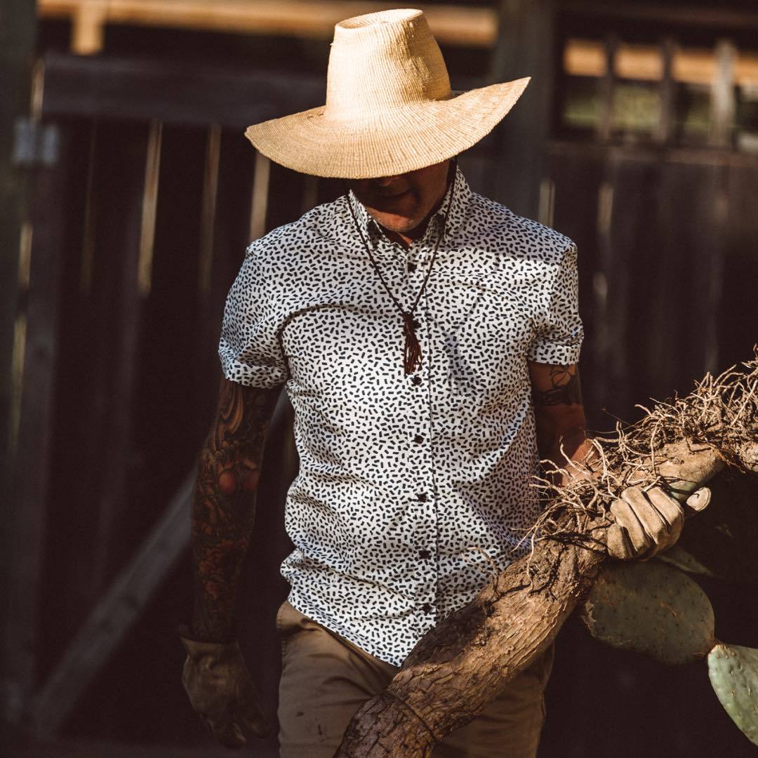 The Short Sleeve Jack in Brush Strokes - Image 2