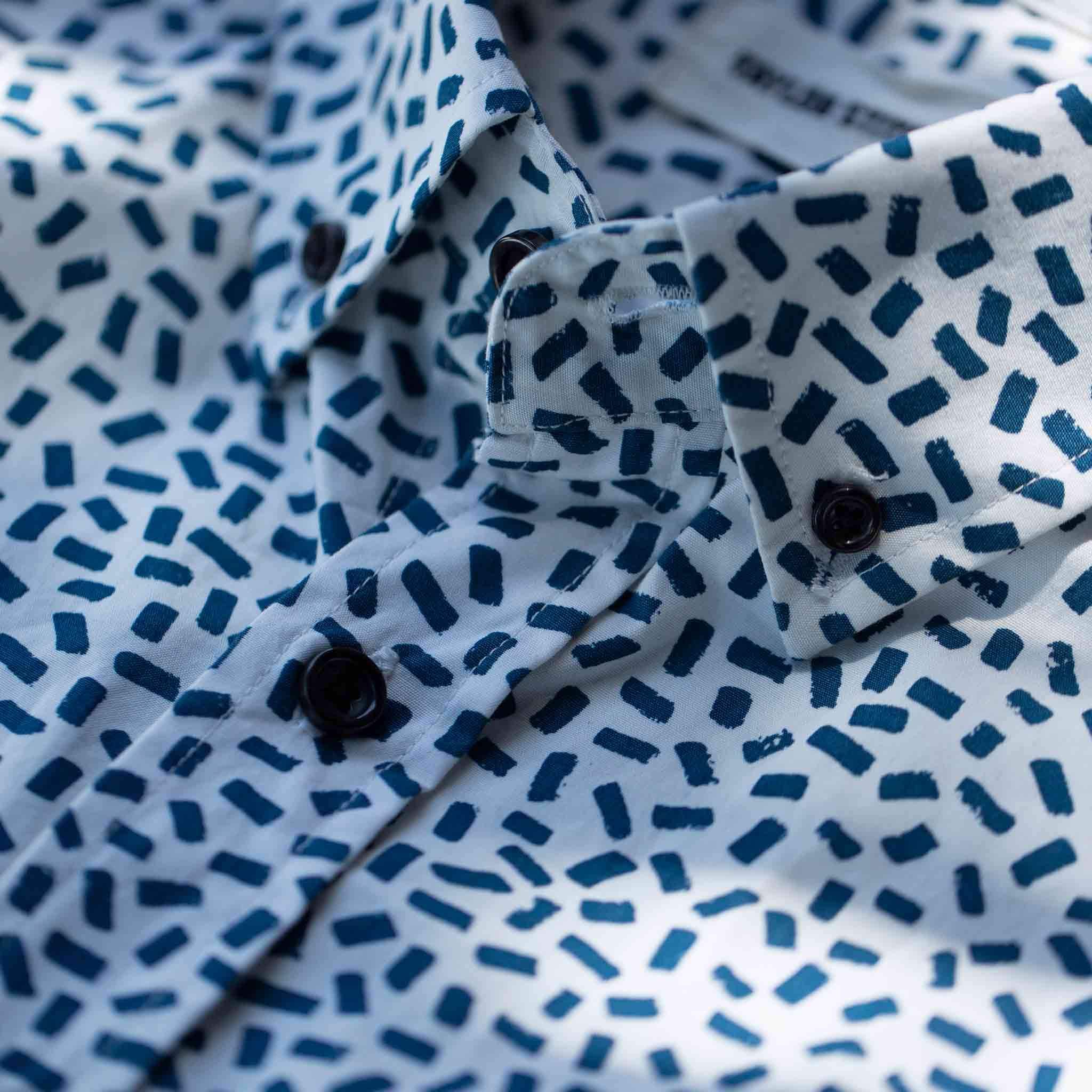 The Short Sleeve Jack in Brush Strokes - Image 7