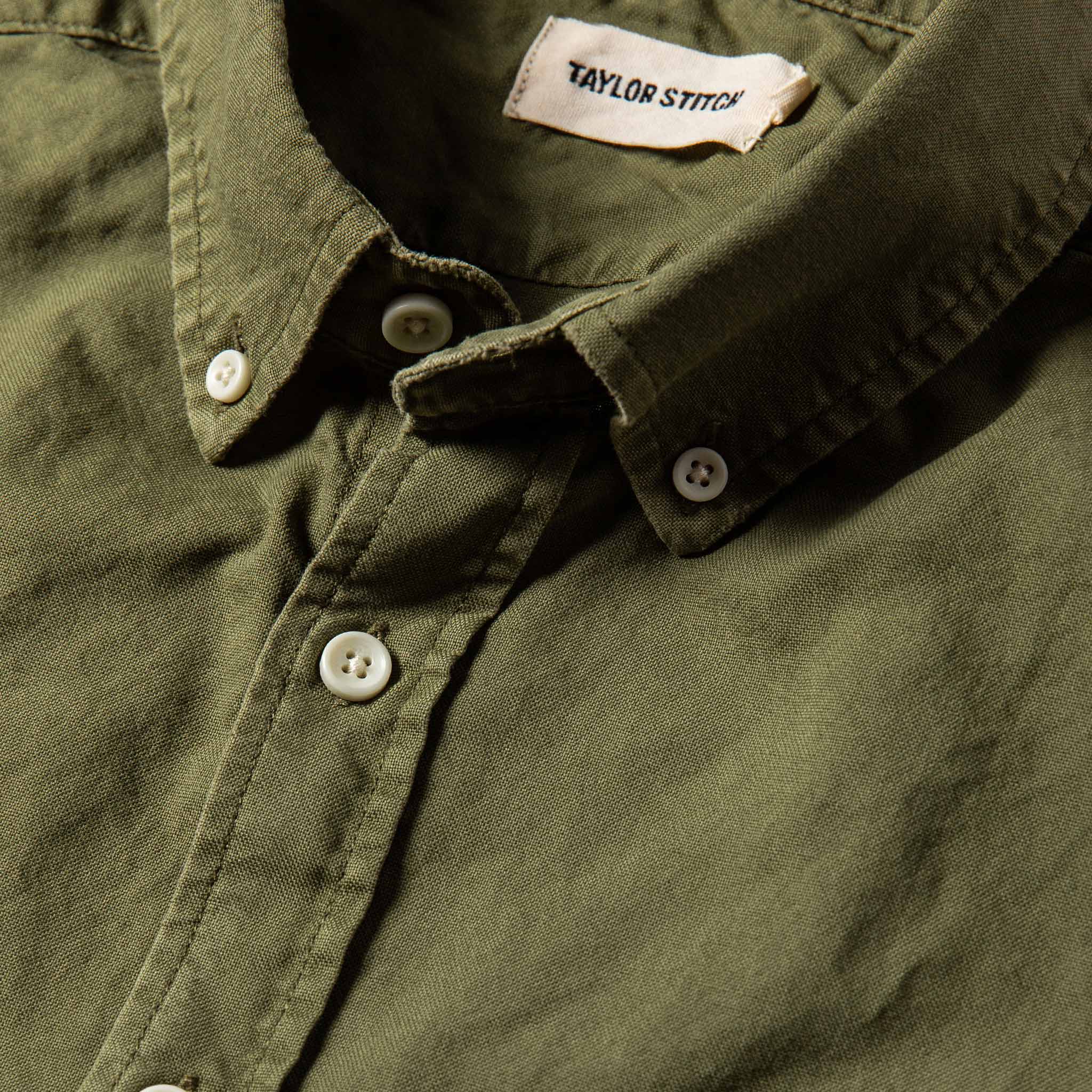 The Short Sleeve Jack in Cactus Oxford - Image 6