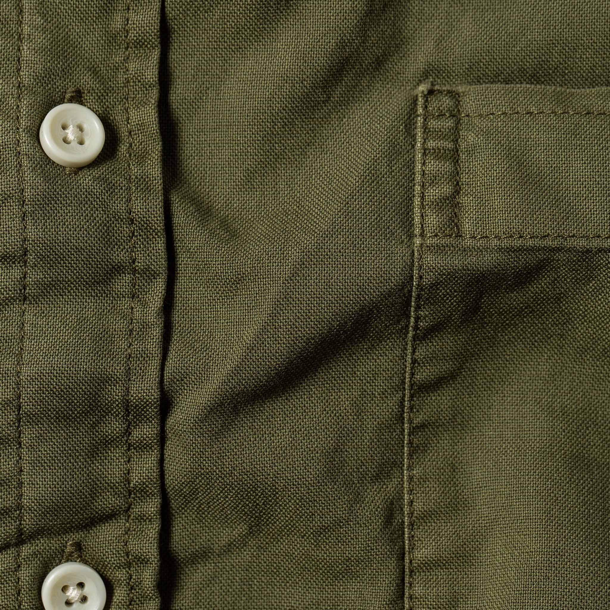 The Short Sleeve Jack in Cactus Oxford - Image 7
