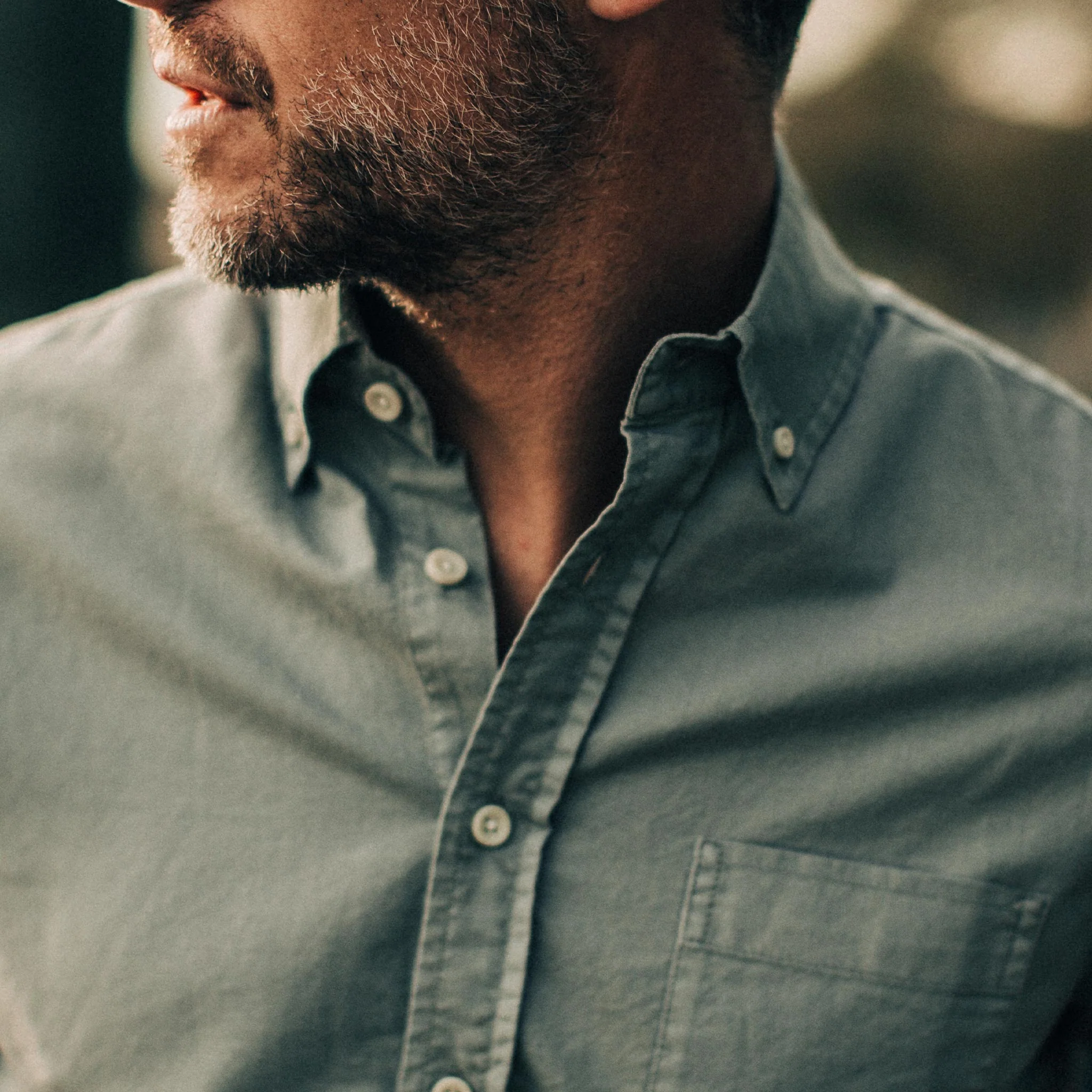 The Short Sleeve Jack in Dusk Oxford - Image 5