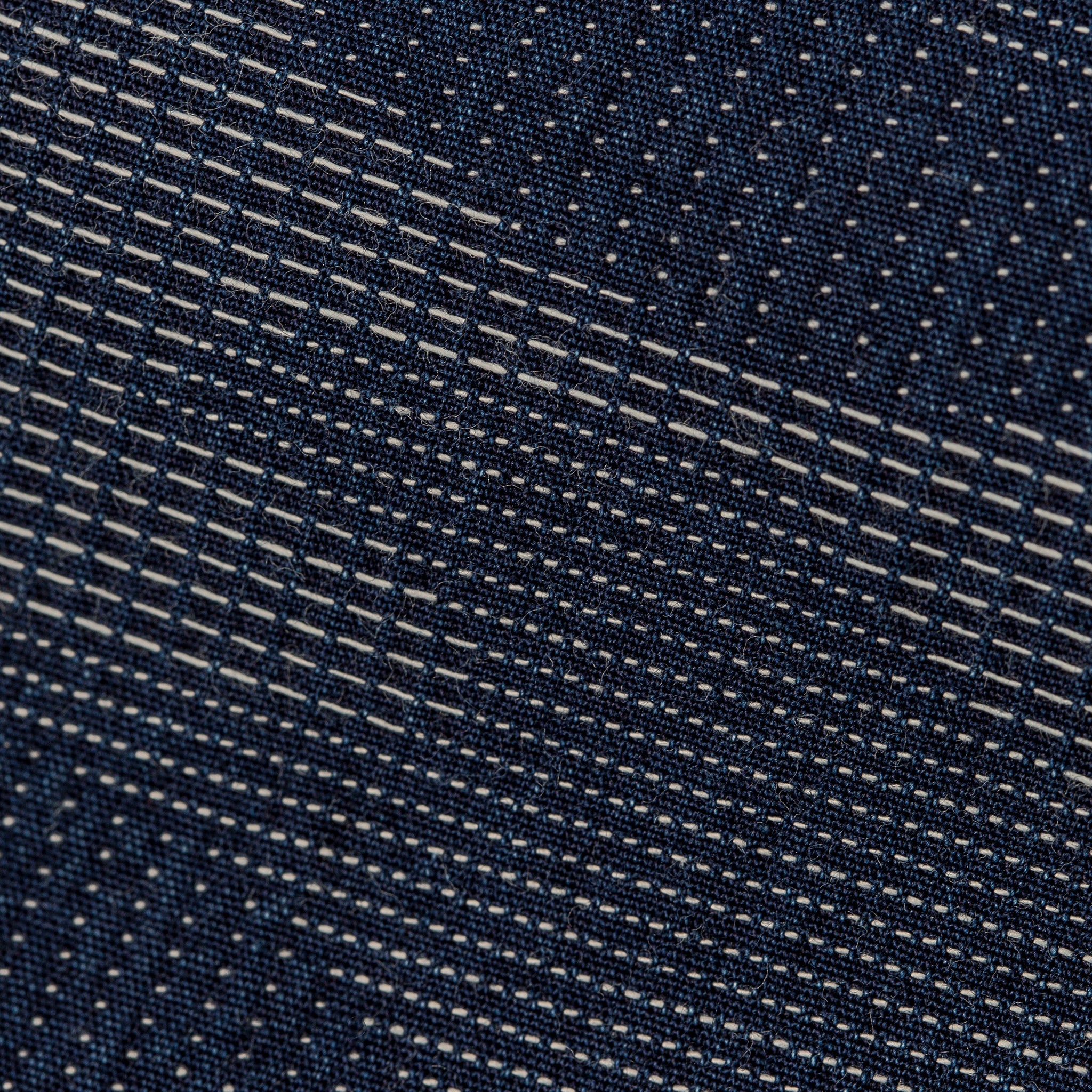 The Short Sleeve Jack in Indigo Jacquard Camo - Image 8