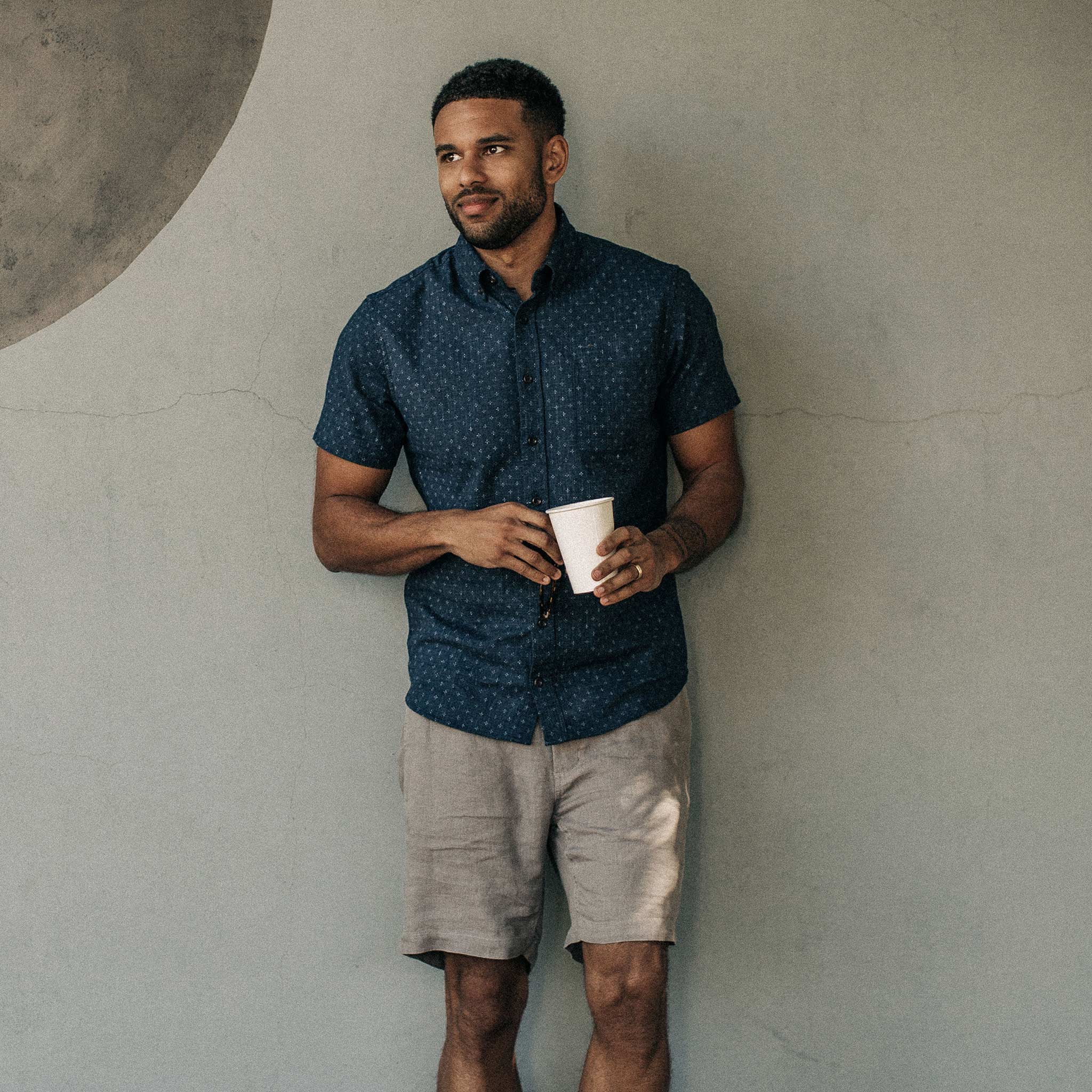 The Short Sleeve Jack in Indigo Star - Image 2