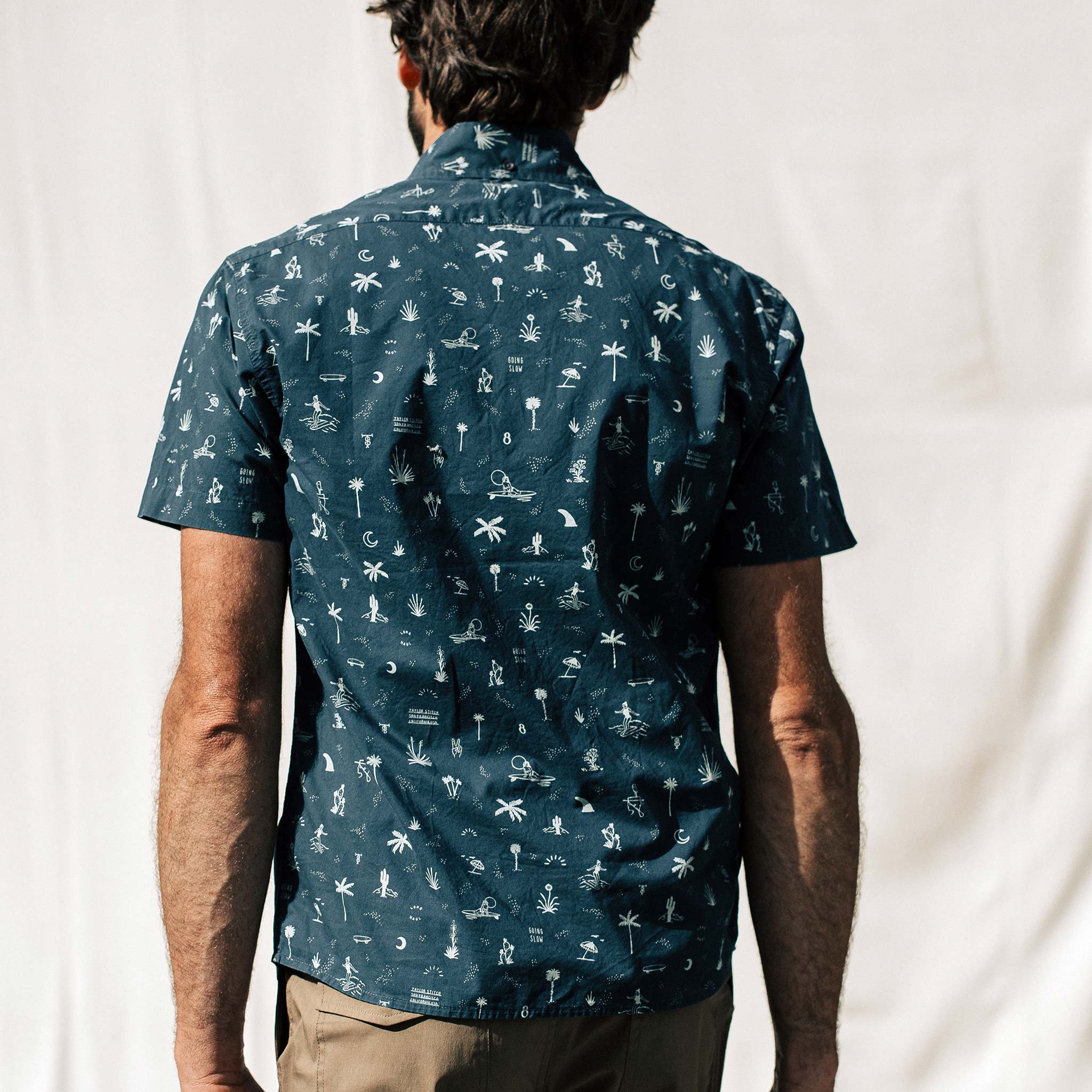 The Short Sleeve Jack in Navy Aloha - Image 6
