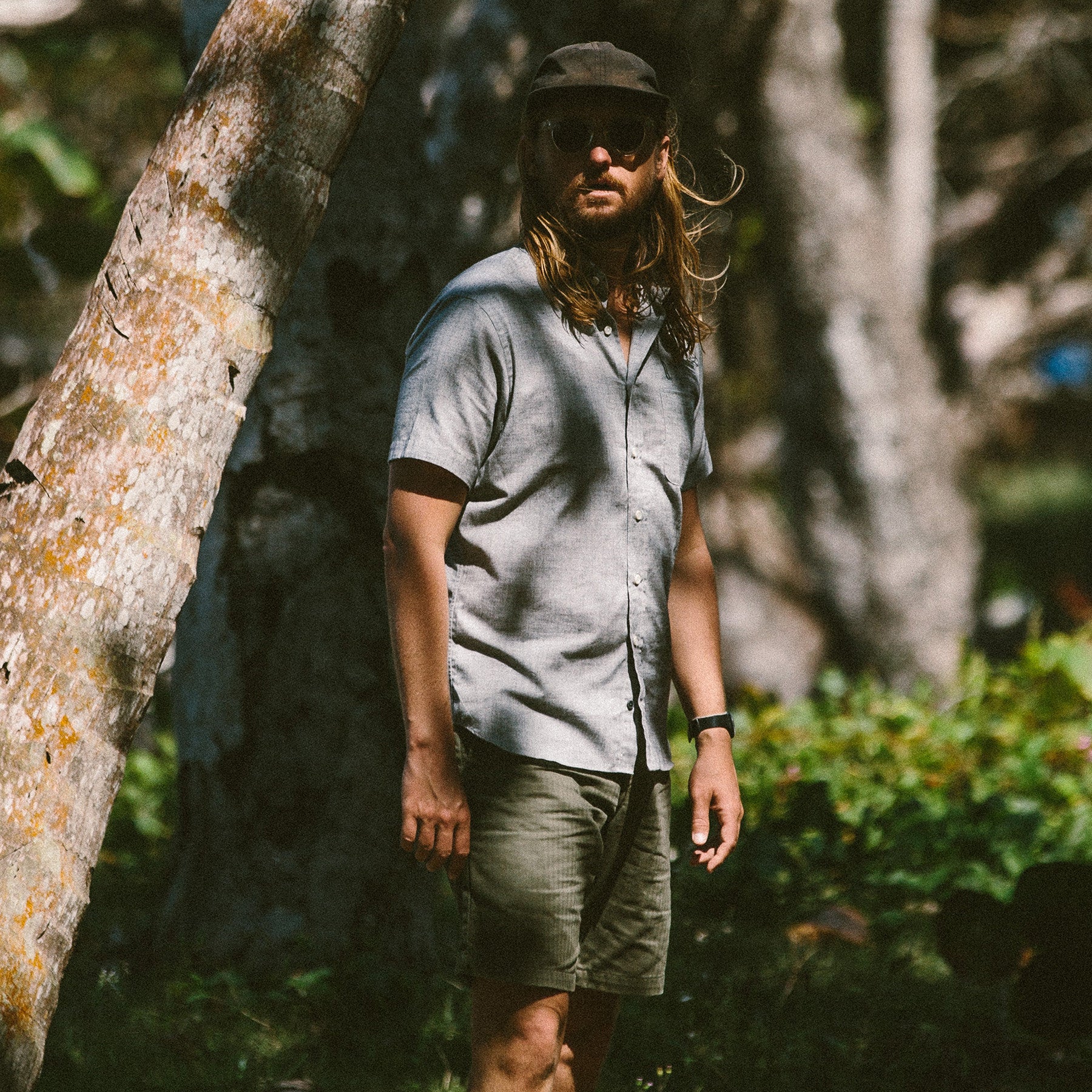 The Short Sleeve Jack in Steel Chambray - Image 4