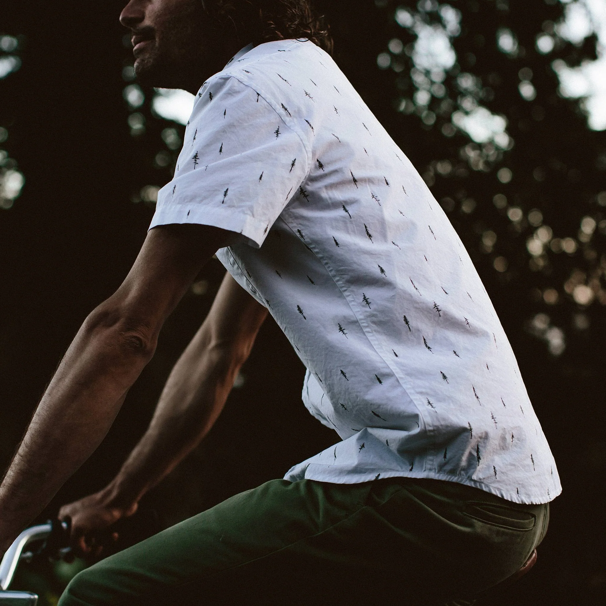 The Short Sleeve Jack in Tree Top Poplin - Image 4