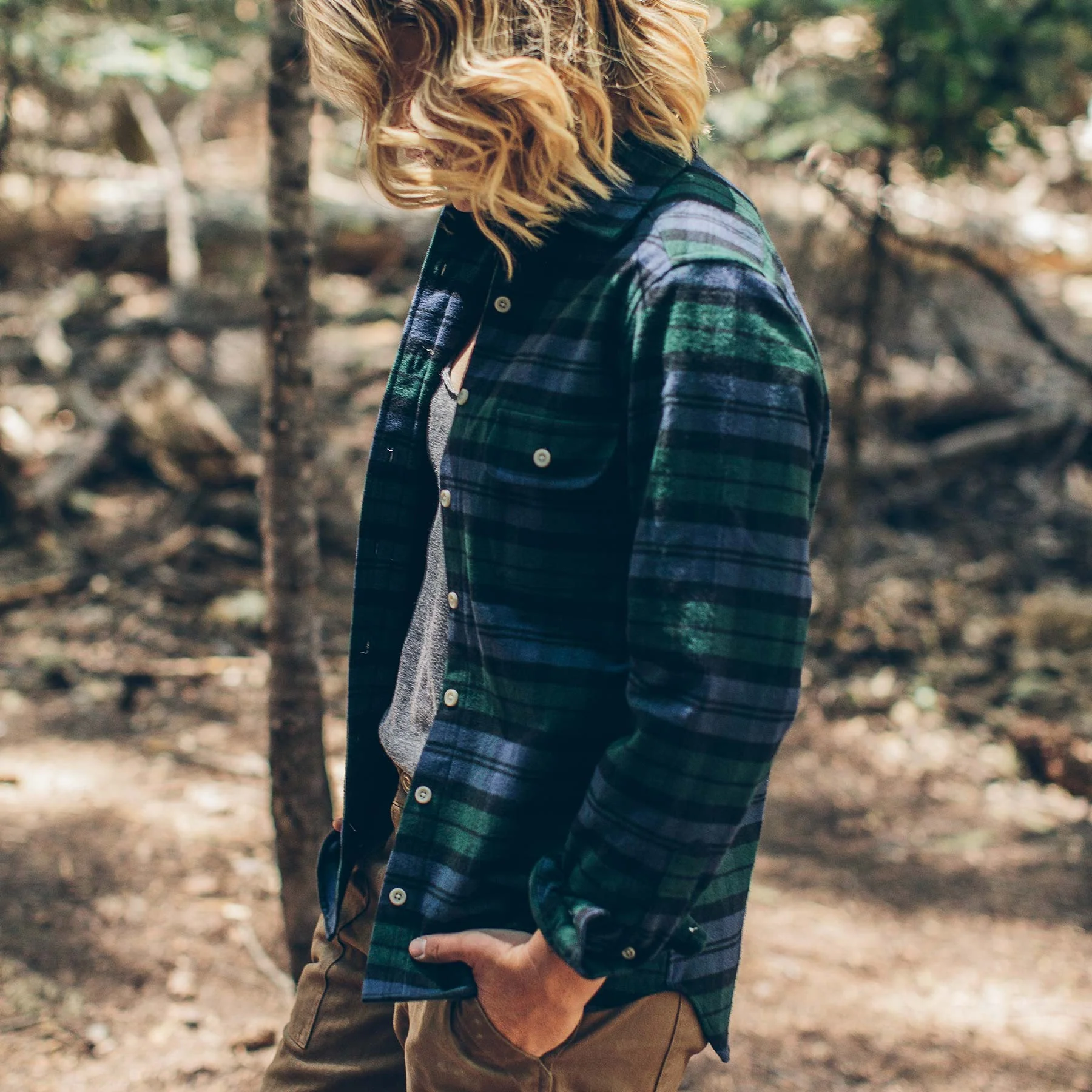 The Sierra Shirt in Blackwatch Plaid - Image 5