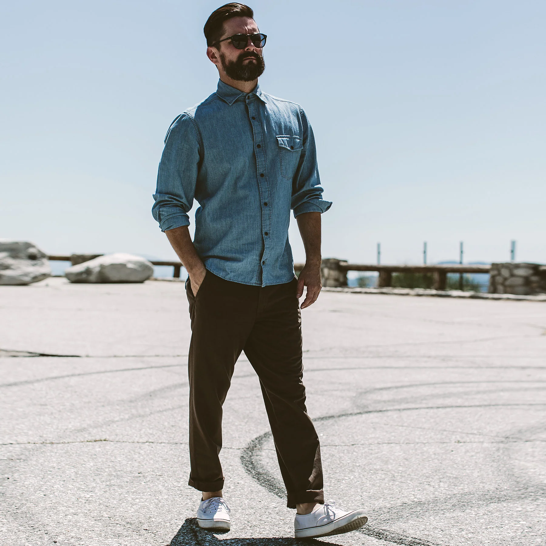 The Slim Chino in Chocolate - Image 2