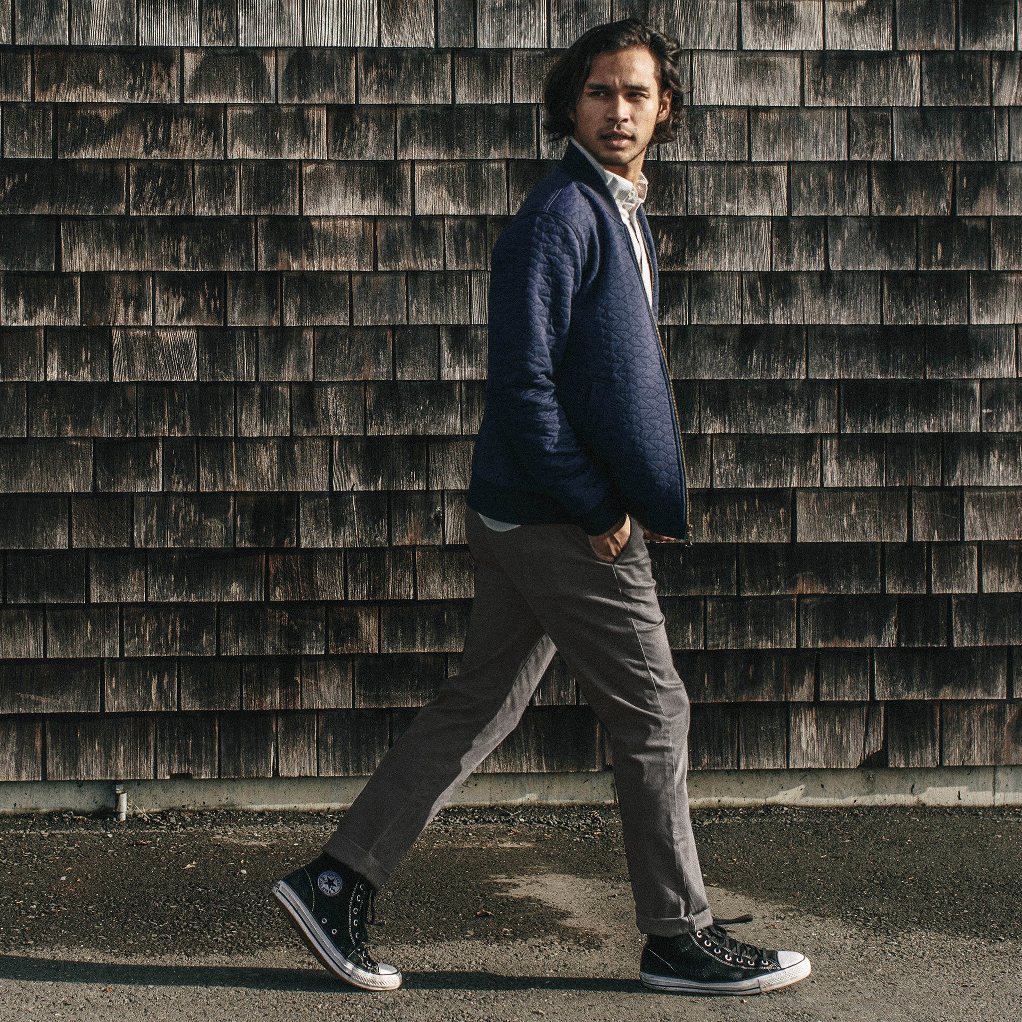The Slim Chino in Organic Ash - Image 2