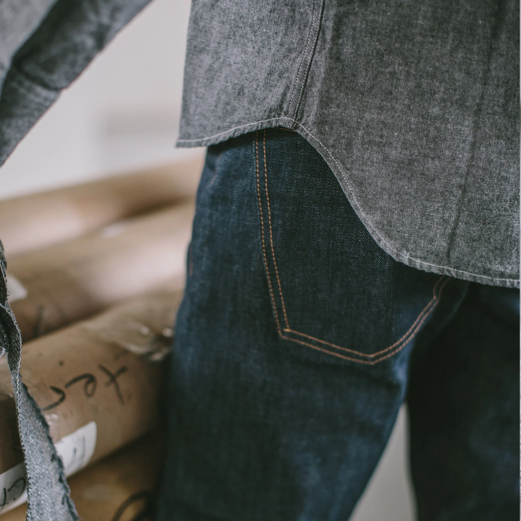 The Slim Jean in Cone Mills '68 Selvage - Image 4