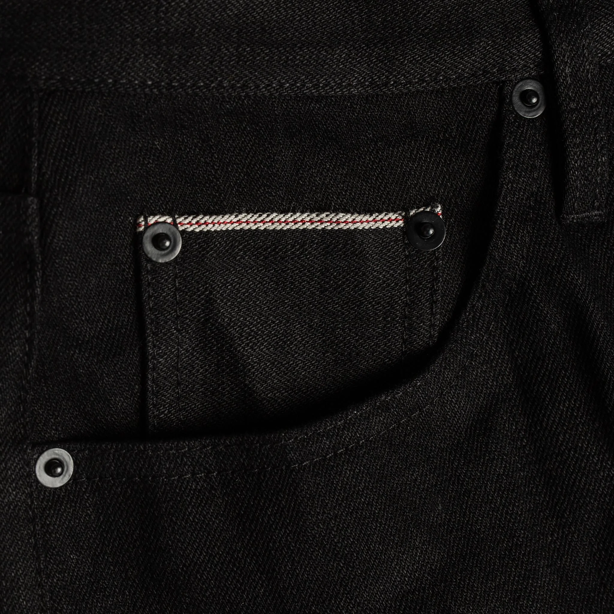 The Slim Jean in Black Selvage - Image 8