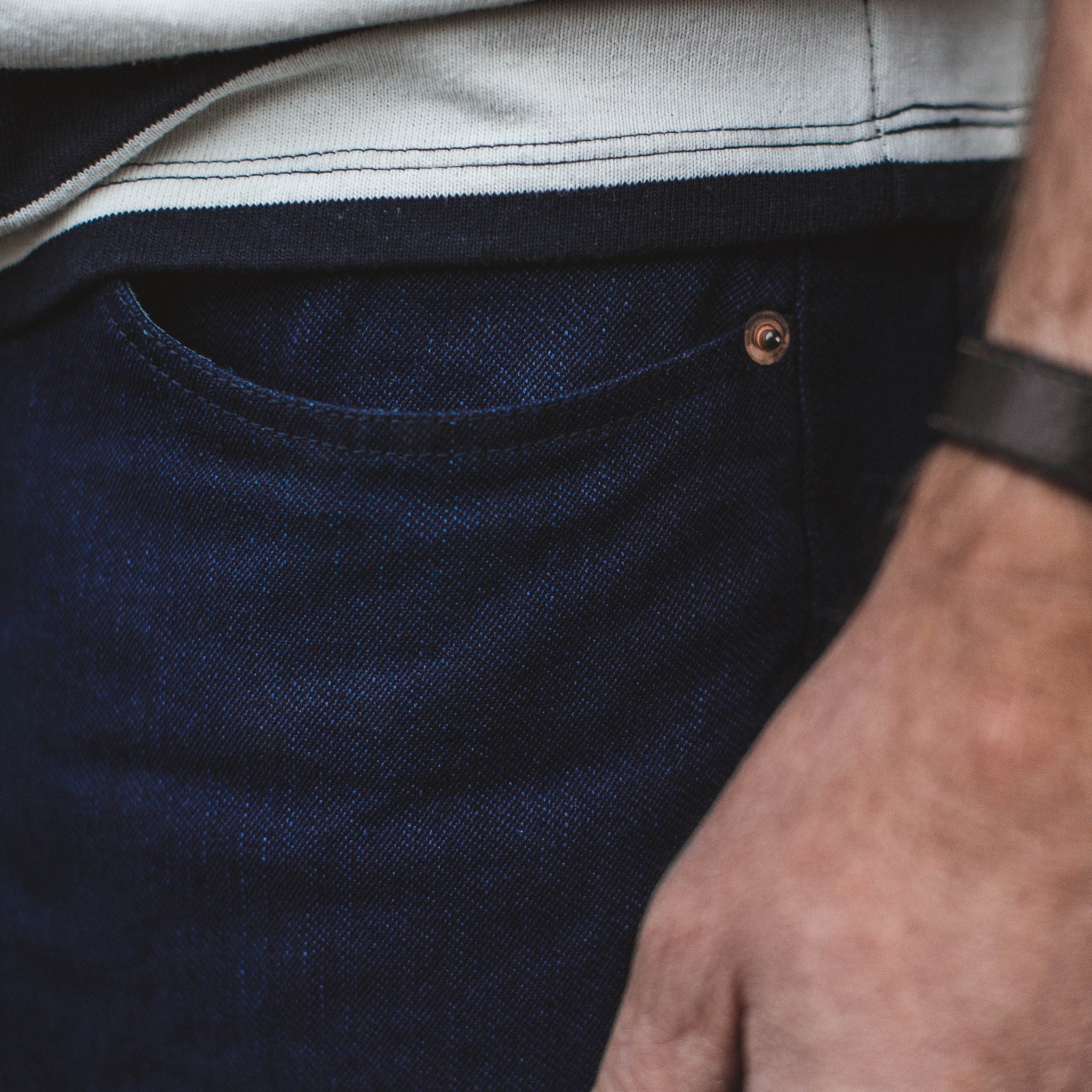 The Slim Jean in Double Indigo Standard - Image 3
