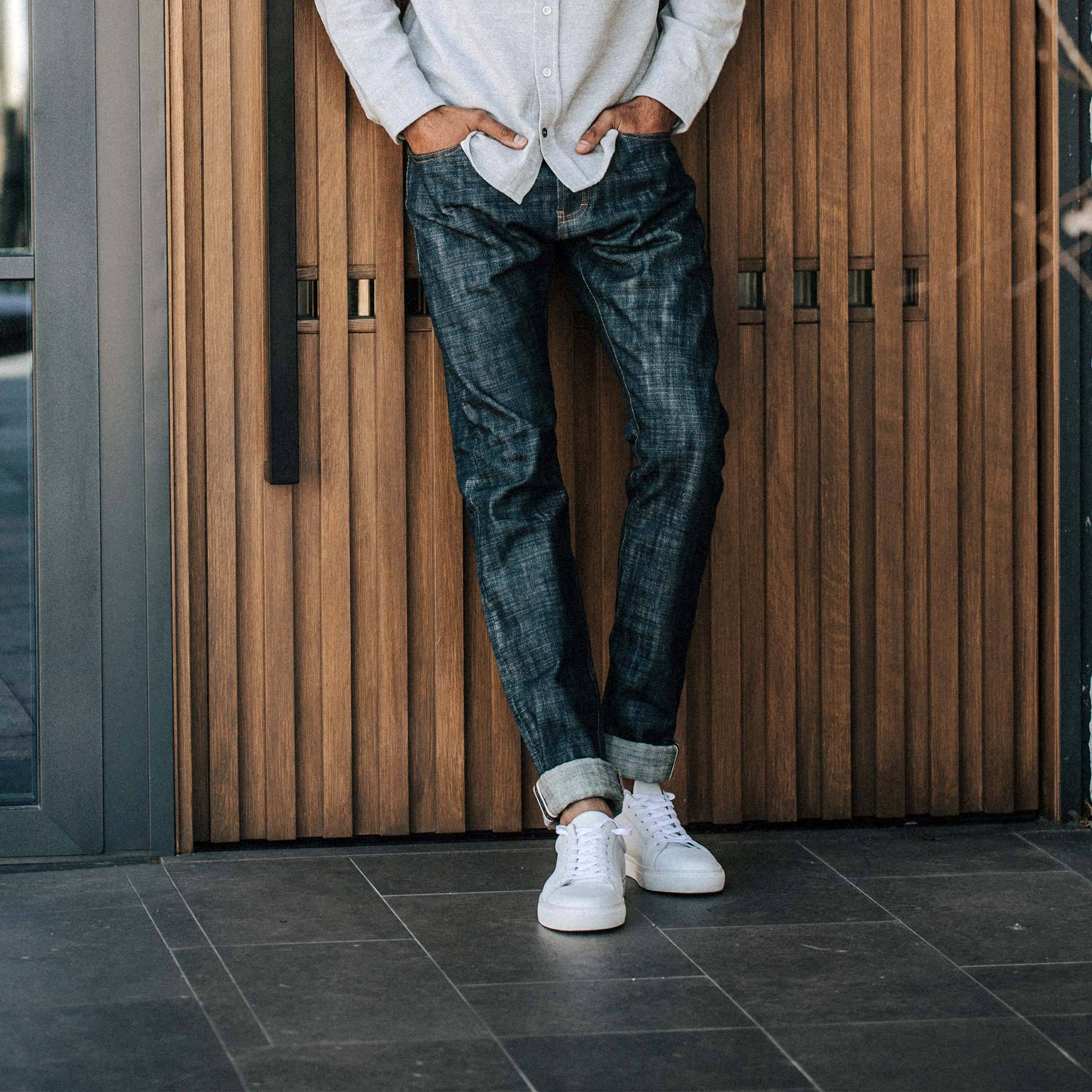 The Slim Jean in Green Cast Selvage - Image 2