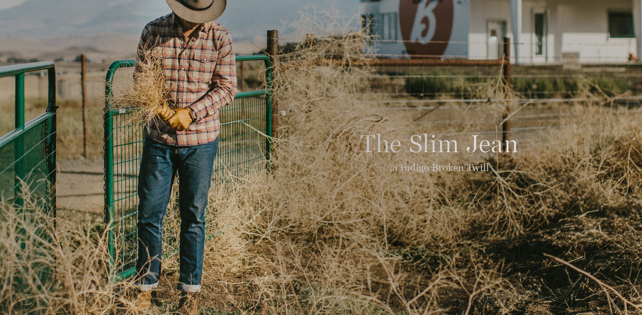 The Slim Jean in Indigo Broken Twill - Image 8
