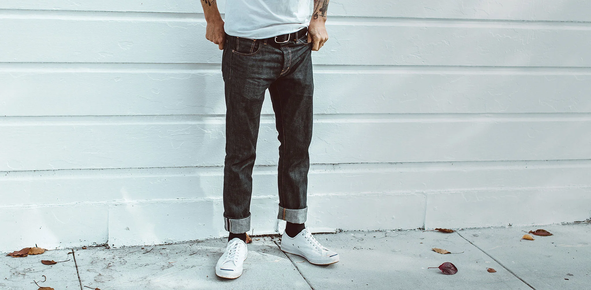 The Slim Jean in Kurabo Slub Denim - Image 9