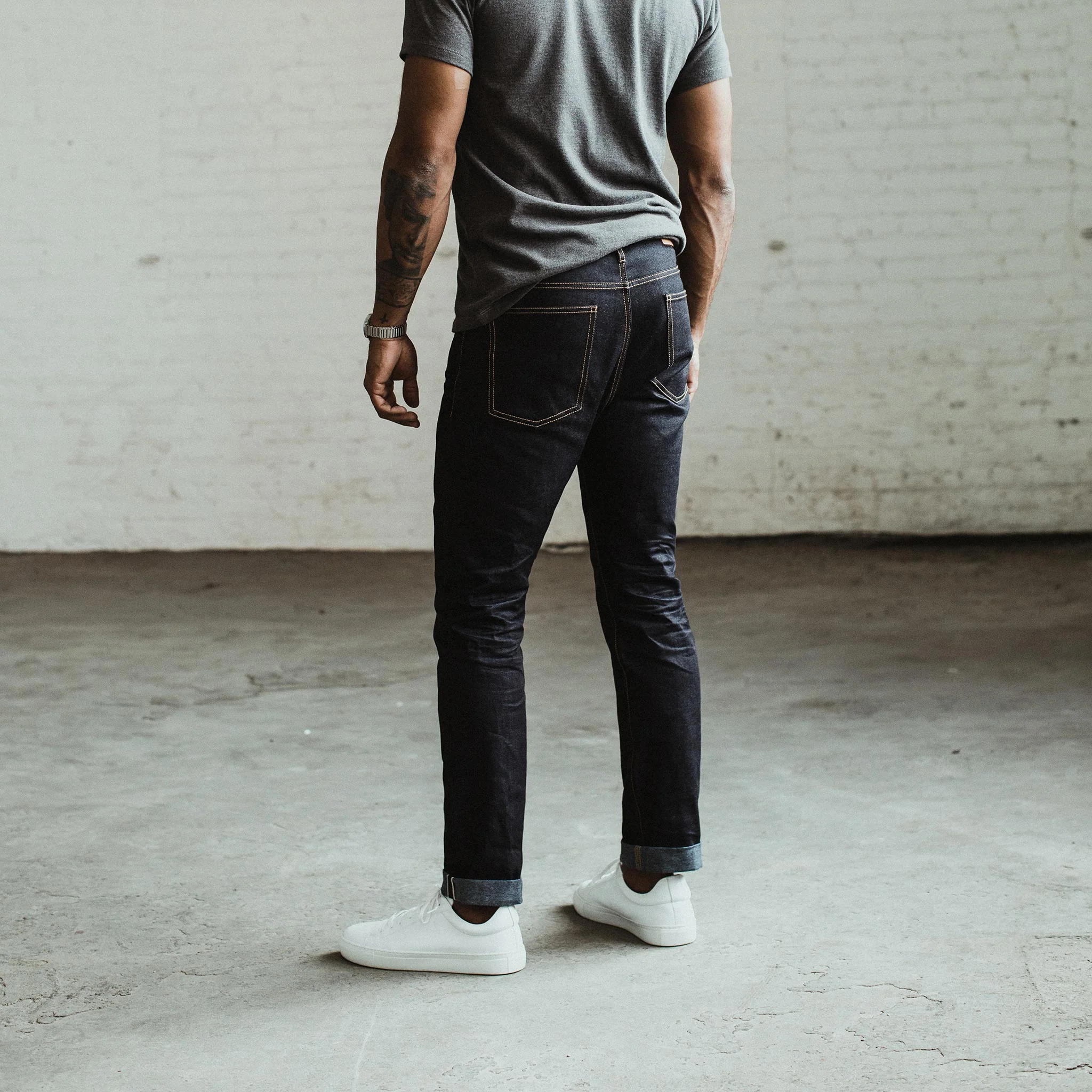 The Slim Jean in Yamaashi Orimono Recover Selvage - Image 4