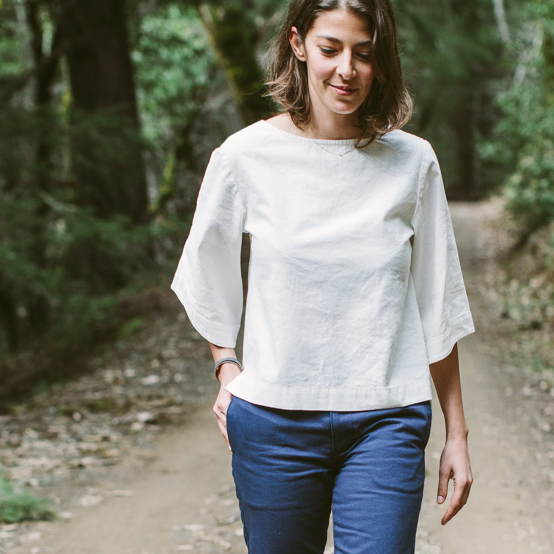 The Sonoma Top in Natural Linen - Image 4
