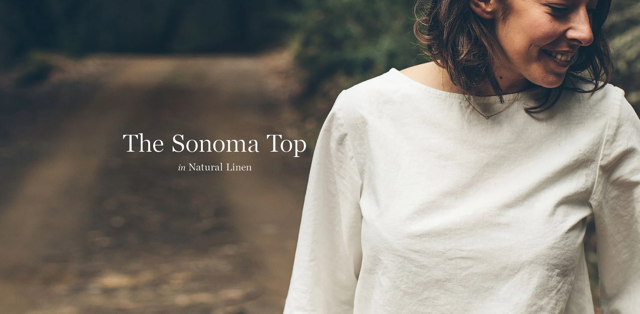 The Sonoma Top in Natural Linen - Image 7