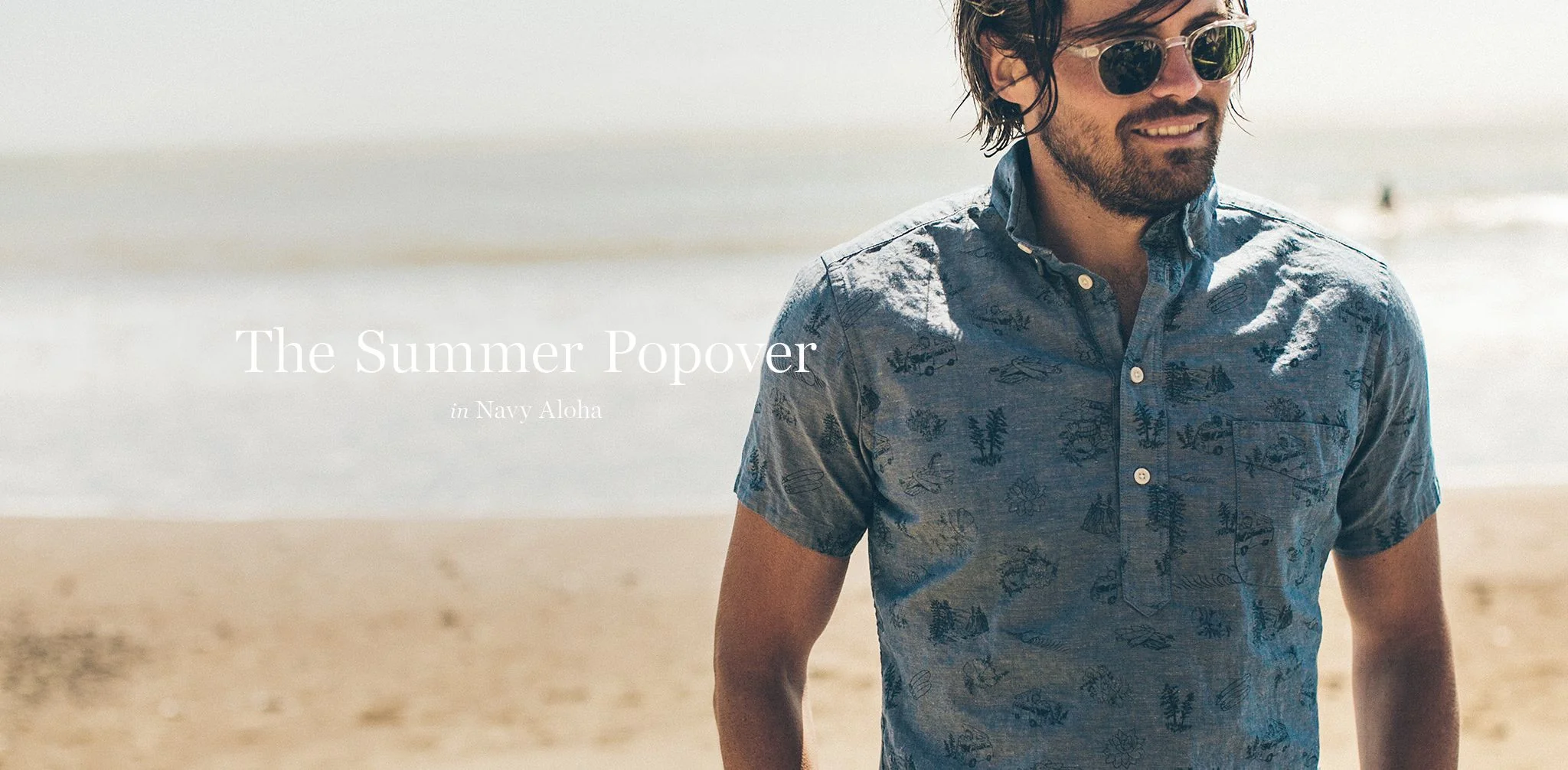 The Popover in Navy Aloha - Image 7