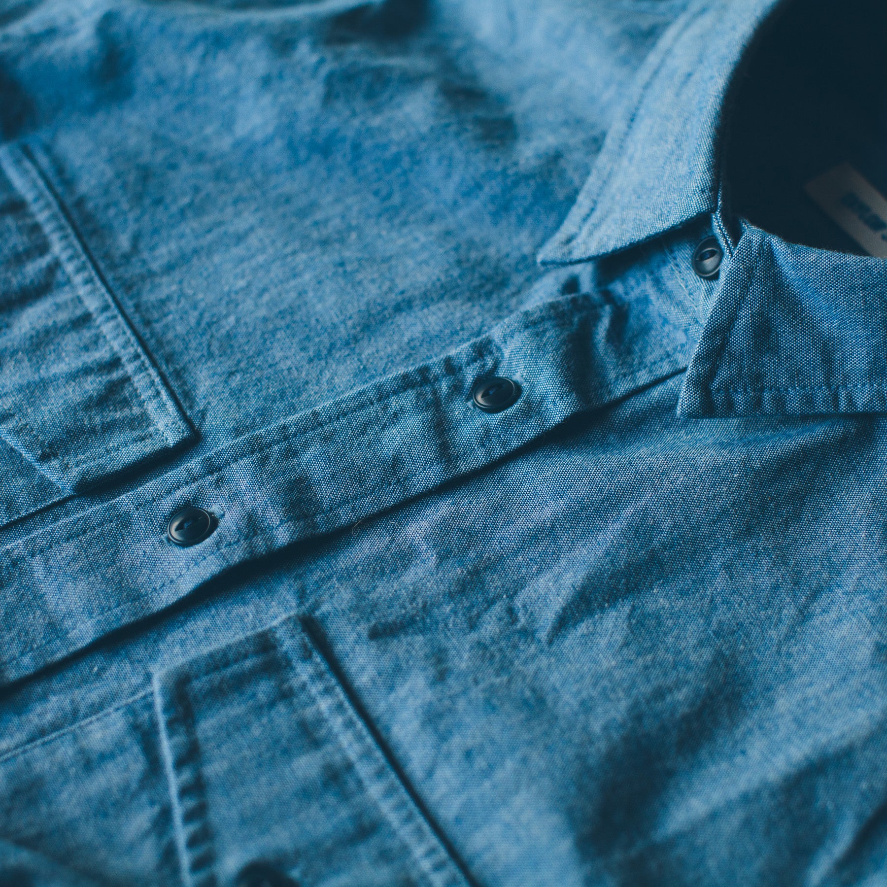 The Studio Shirt in Blue Everyday Chambray - Image 3