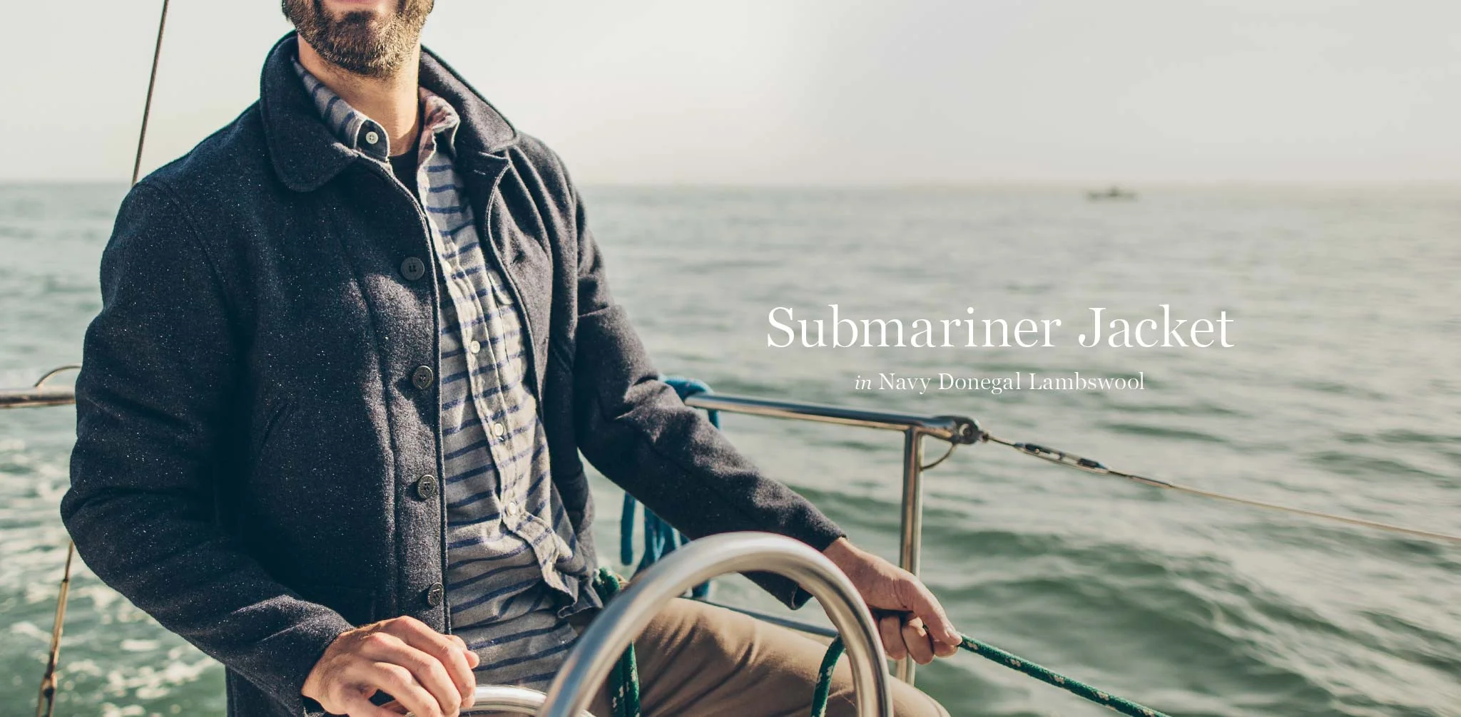 The Submariner in Navy Donegal Lambswool - Image 6