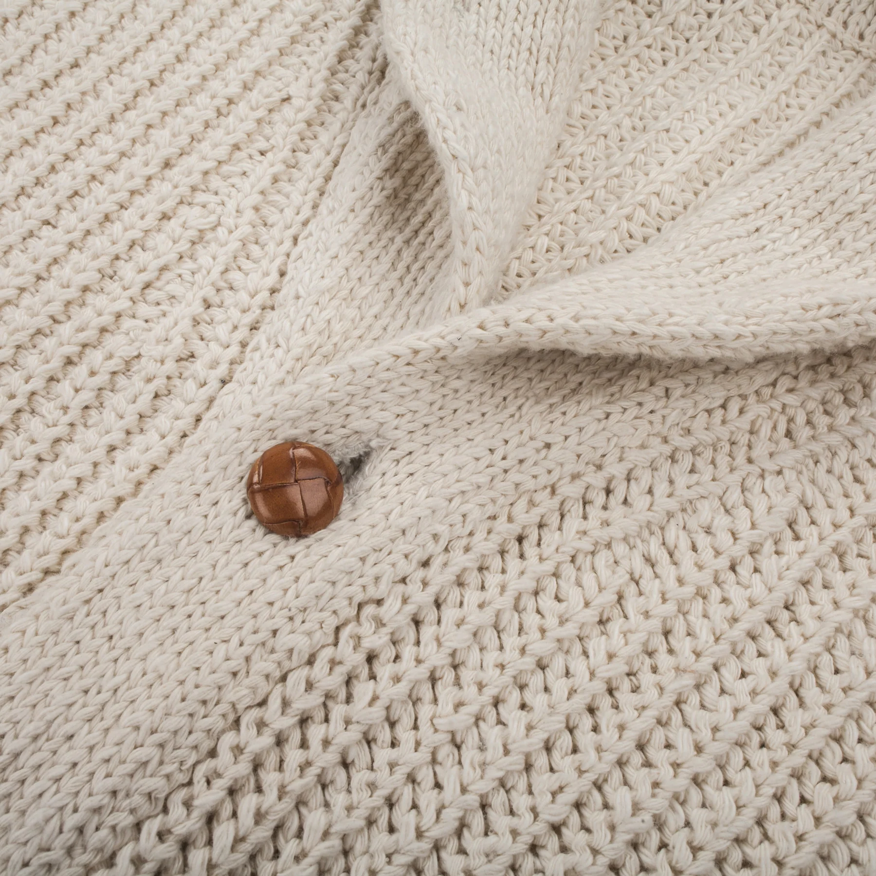 The Shawl Cardigan in Natural Cotton - Image 5