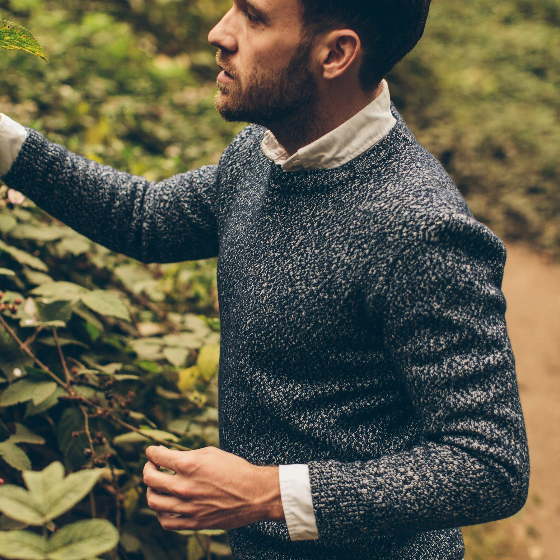 The Summit Sweater in Navy - Image 2