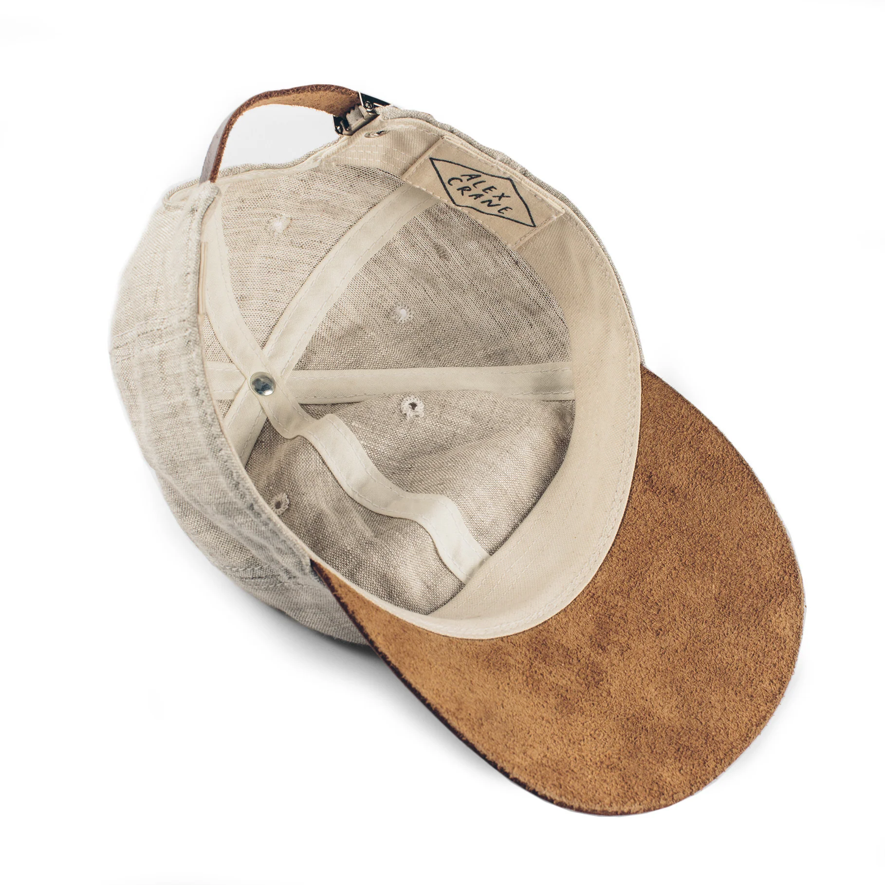 The Sun Cap in Natural Linen - Image 6