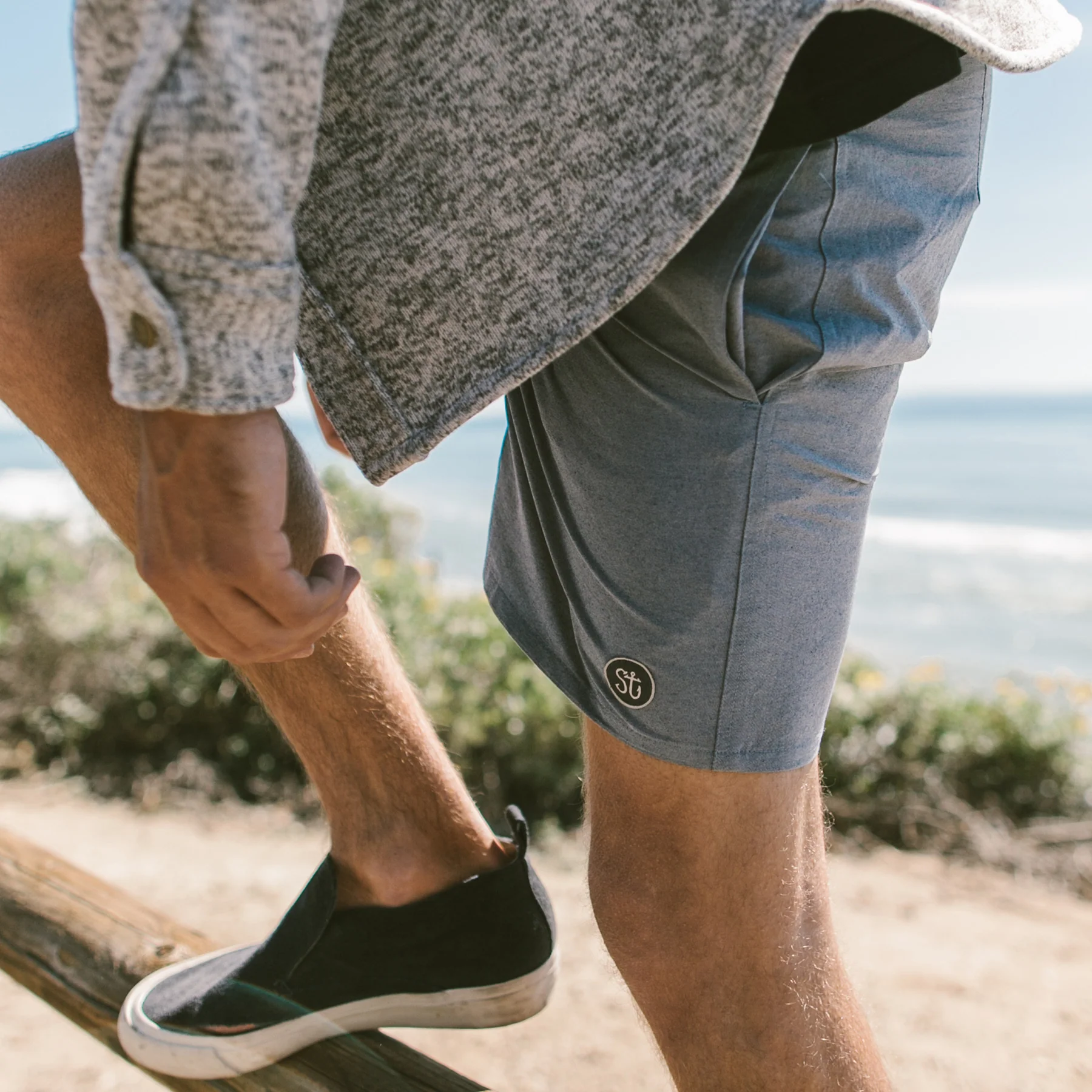 The Surf Trunk in Navy - Image 4