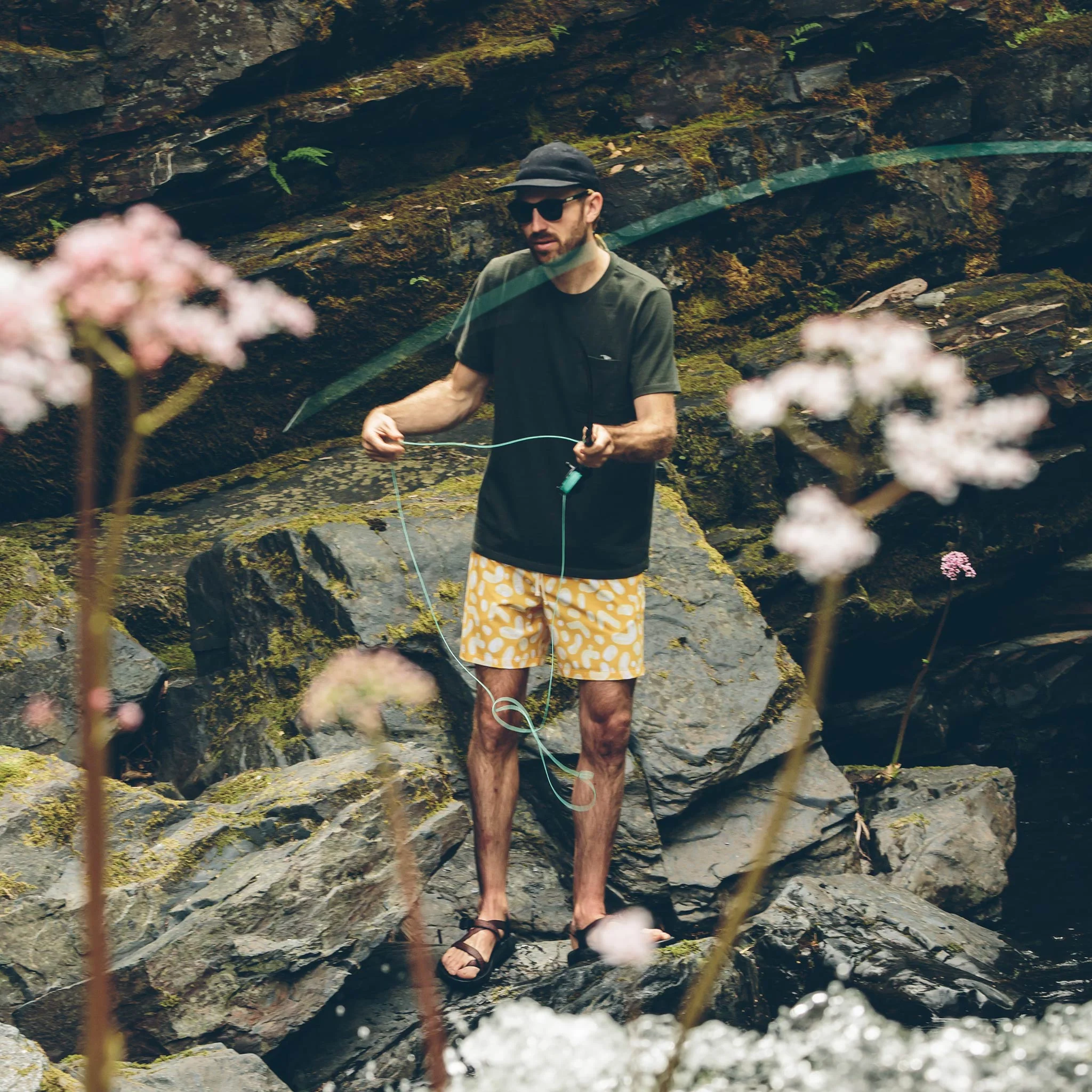 The Yuba Trunk in Yellow Print - Image 2