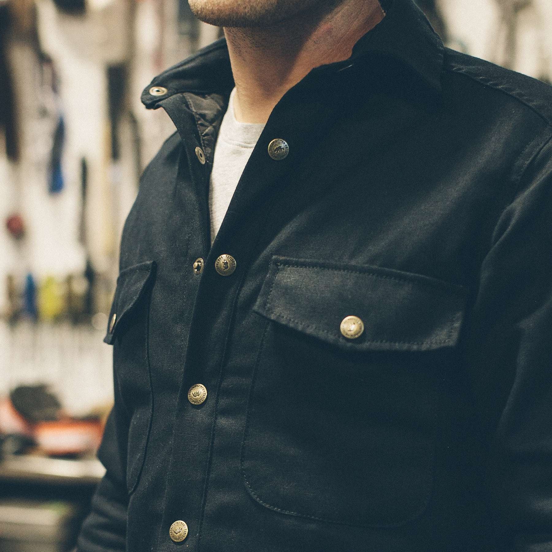 The Task Jacket in Black Canvas - Image 6