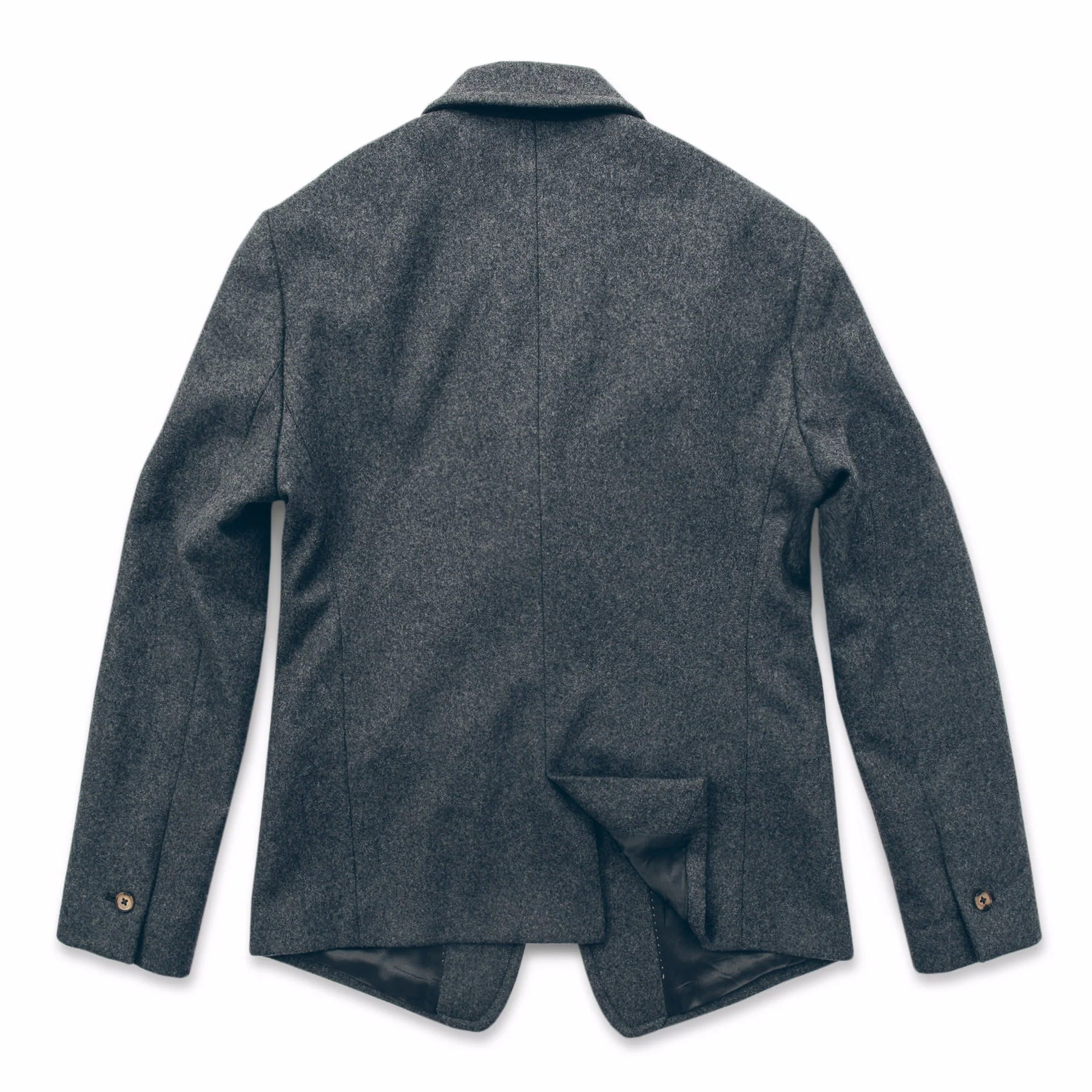 The Telegraph Blazer in Charcoal Wool - Image 8