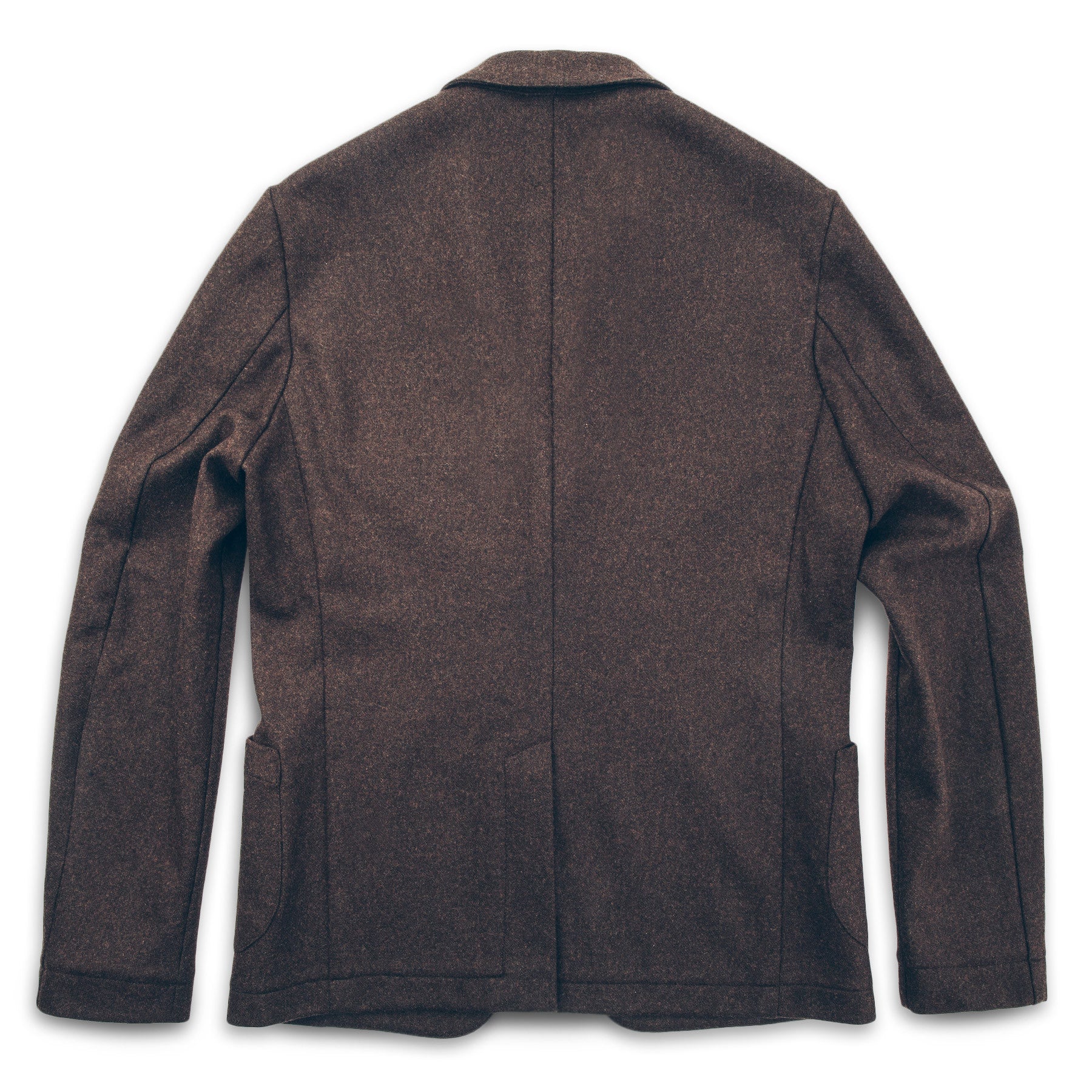 The Telegraph Jacket in Chocolate Wool - Image 3
